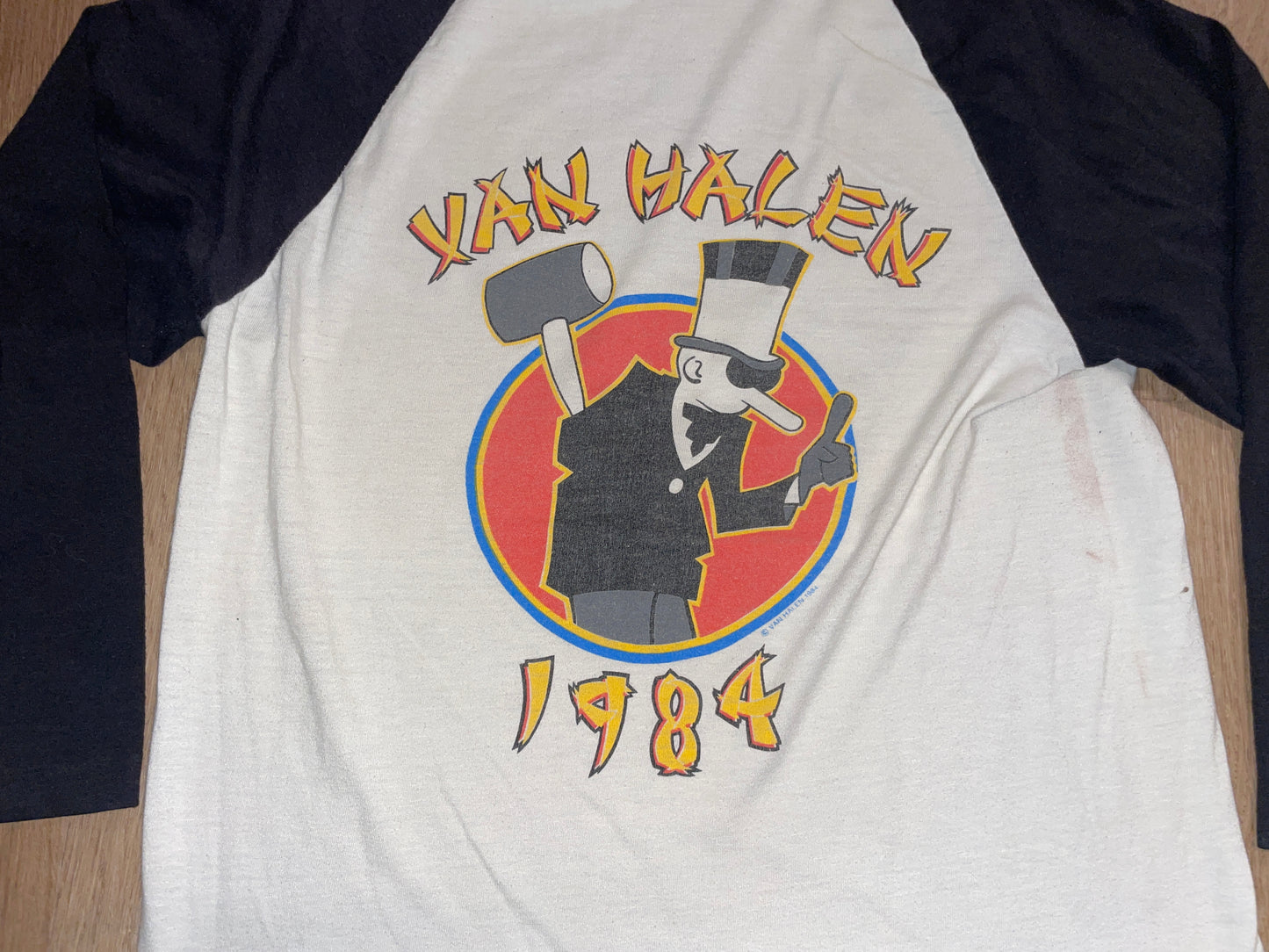 Vintage 1984 Van Halen Tour of the World T-Shirt