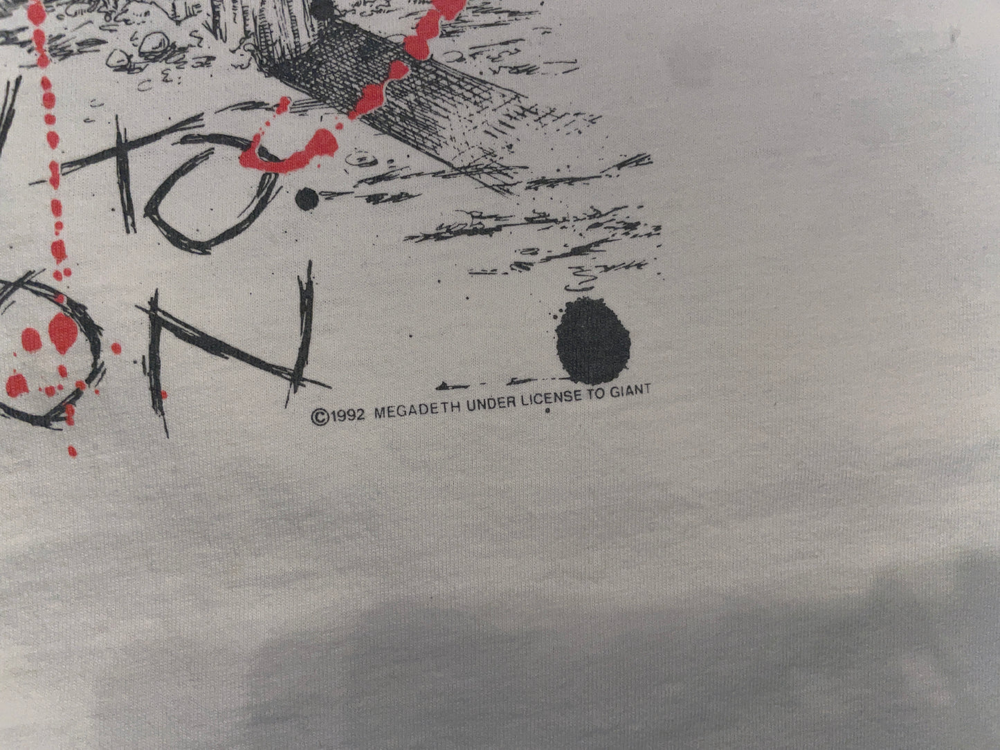 Vintage 1992 Megadeth T-Shirt