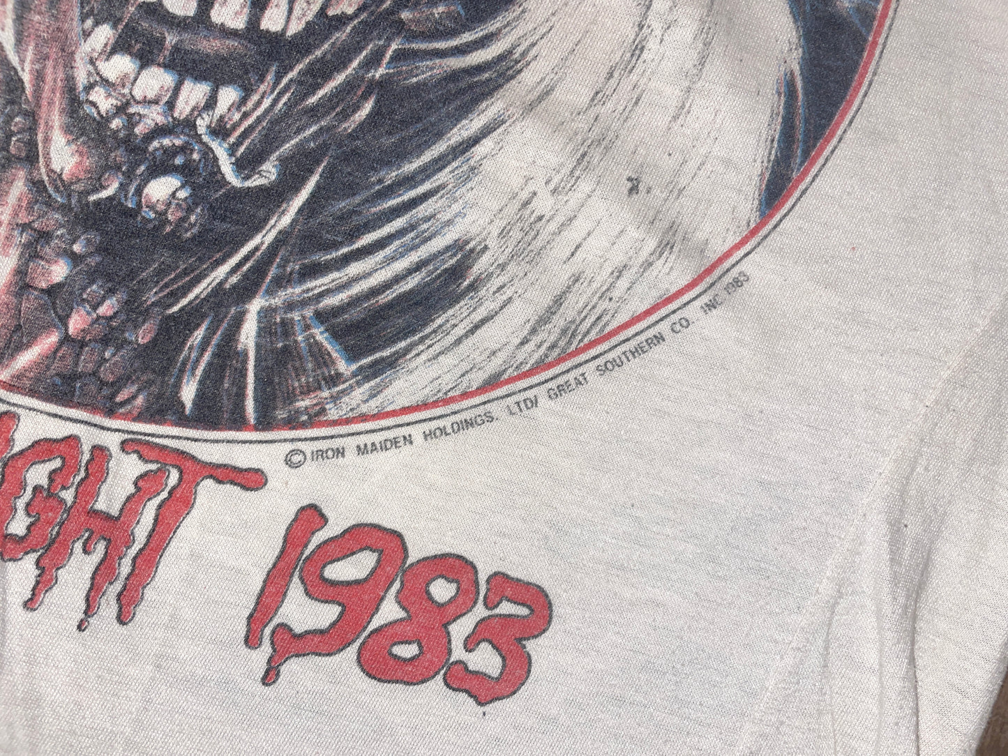 Vintage 1983 Iron Maiden Shirt