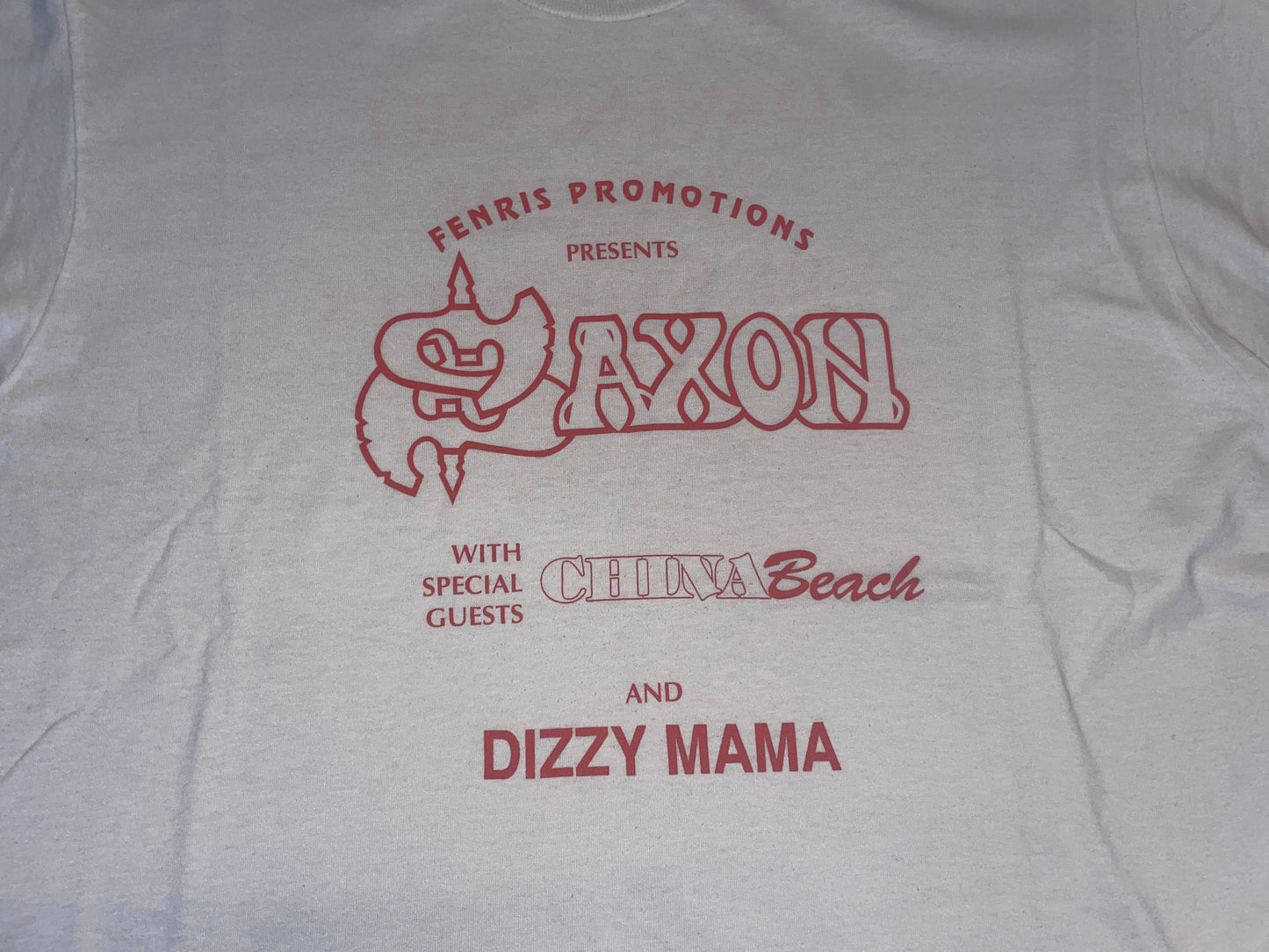 Vintage 1992 Saxon Tour T-Shirt