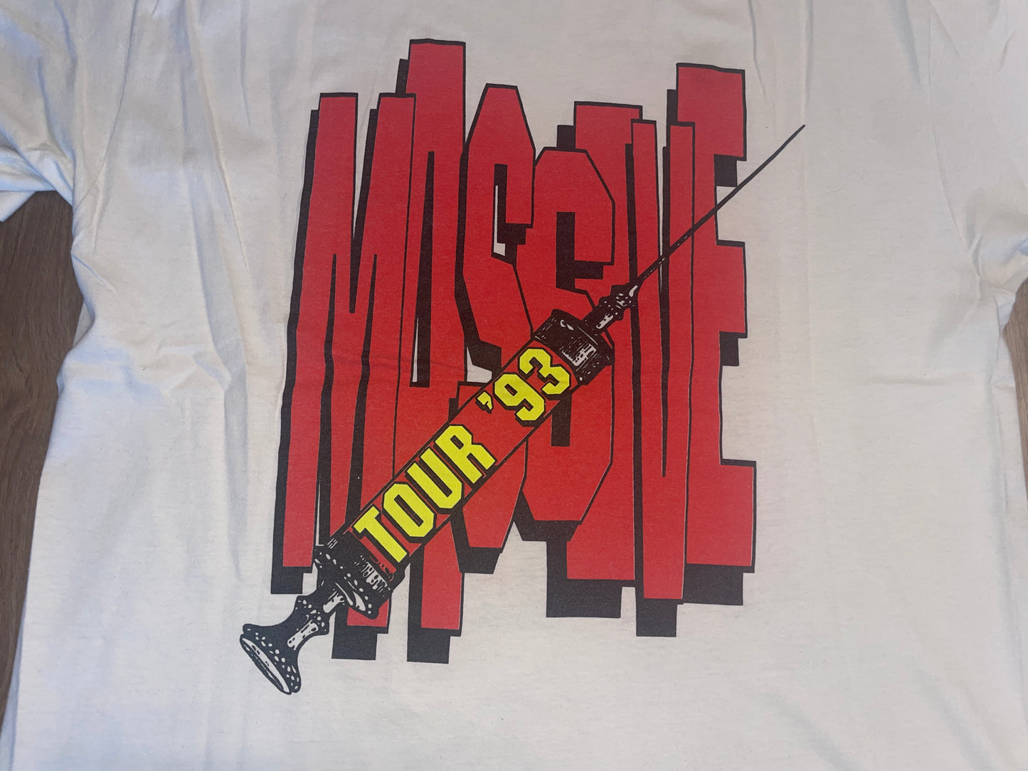 Vintage 1993 Wolfsbane Massive Noise Injection Tour T-Shirt