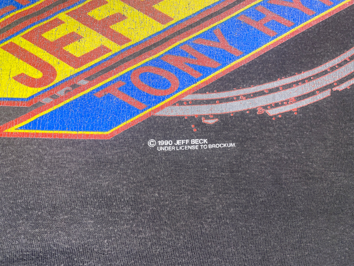 Vintage 1990 Jeff Beck European Tour T-Shirt