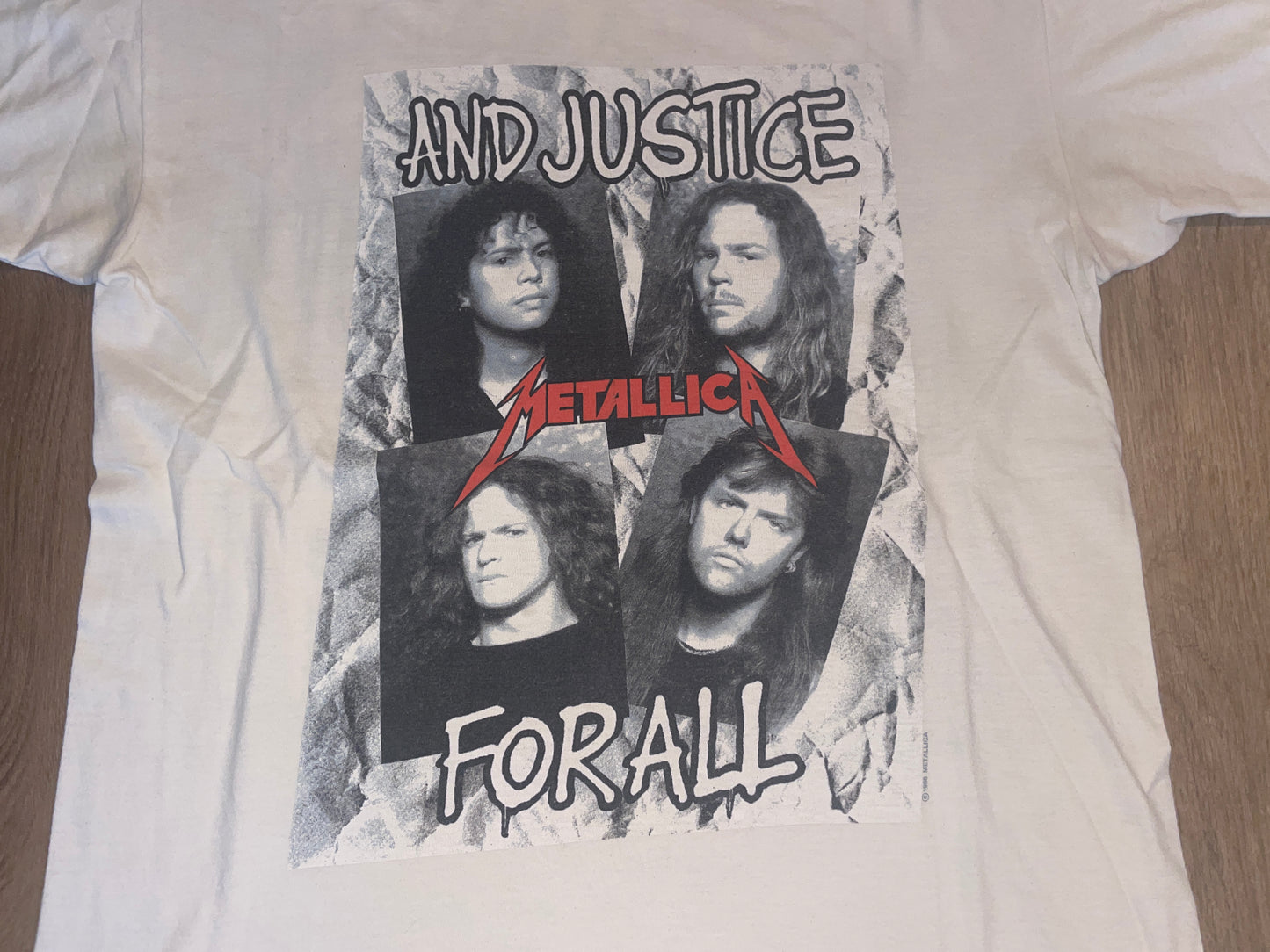 Vintage 1988 Metallica And Justice For All T-Shirt