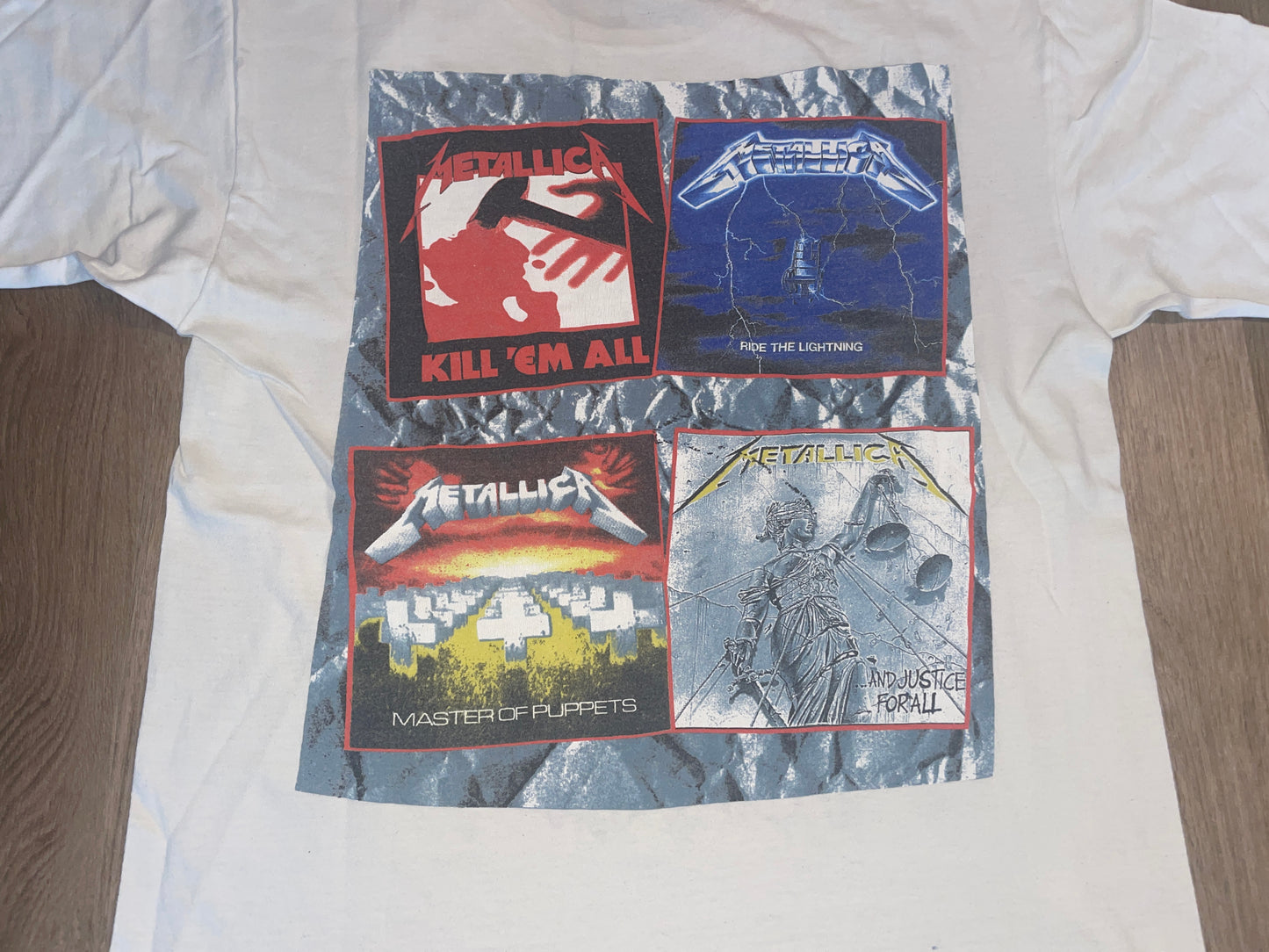 Vintage 1988 Metallica And Justice For All T-Shirt