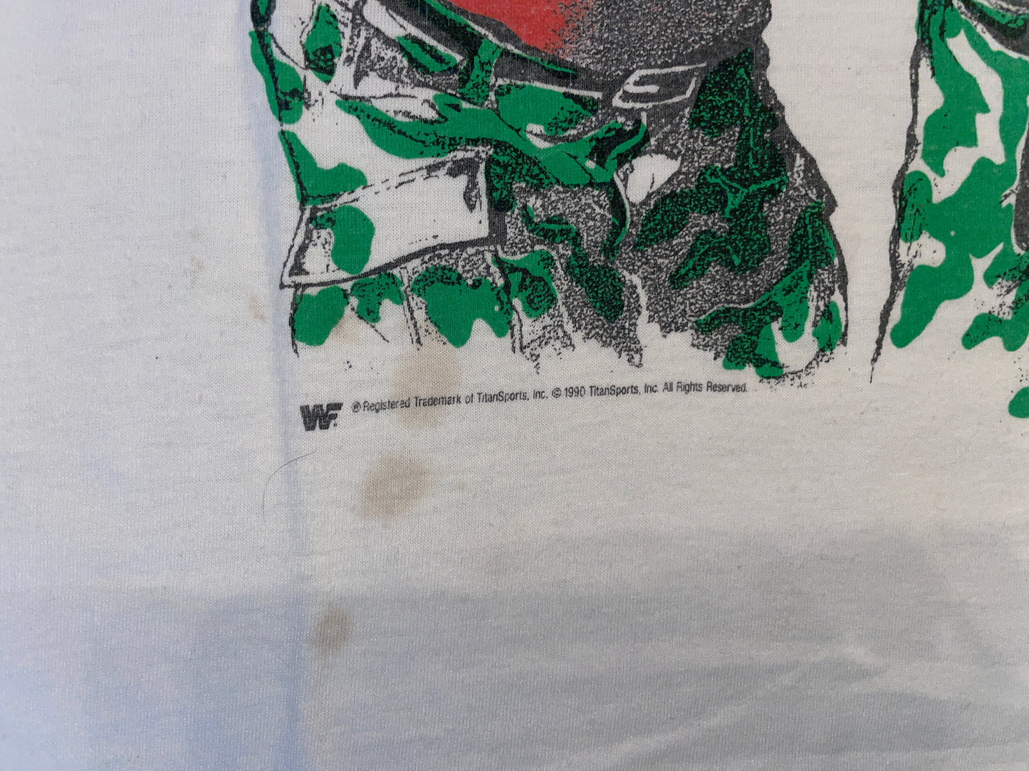 Vintage 1990 WWF The Buschwackers T-Shirt
