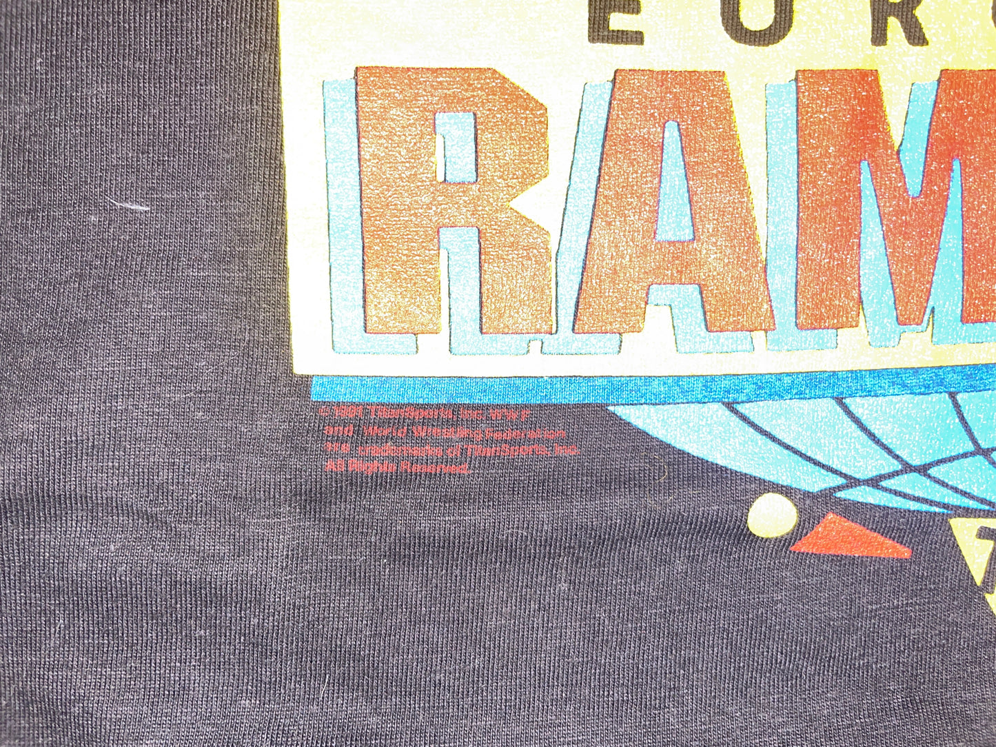 Vintage 90's WWF European Rampage T-Shirt