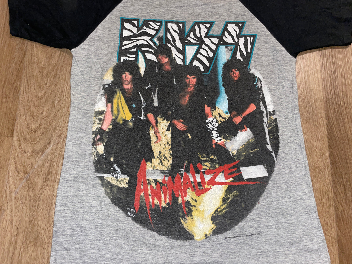 Vintage 1984 Kiss Animalize Tour T-Shirt