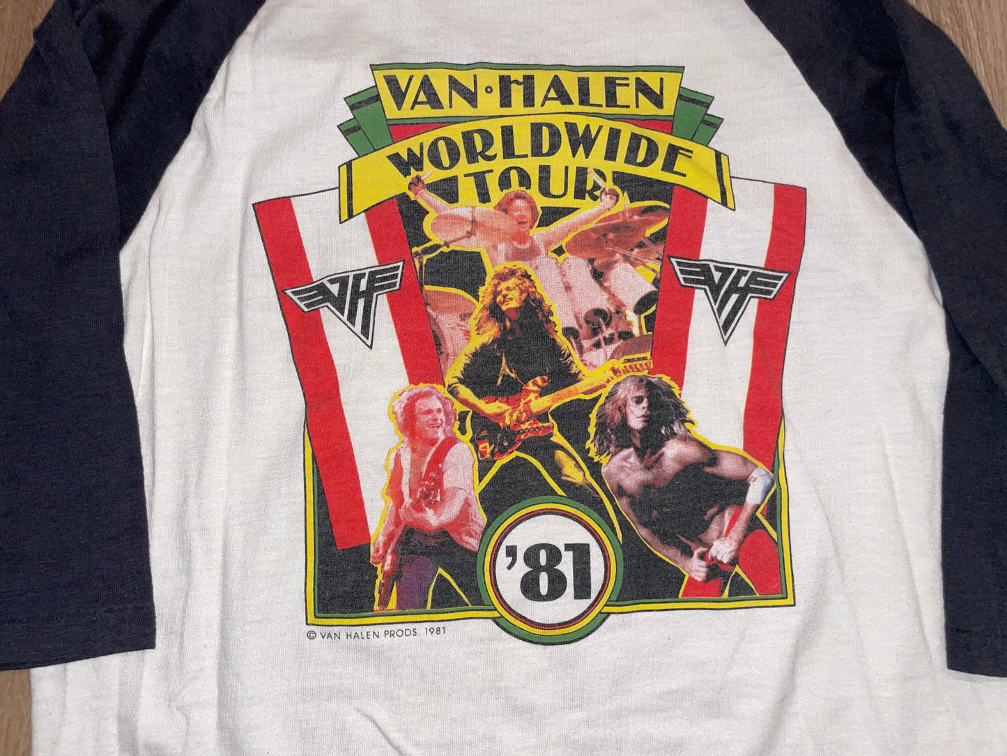 Vintage 1981 Van Halen World Tour Shirt