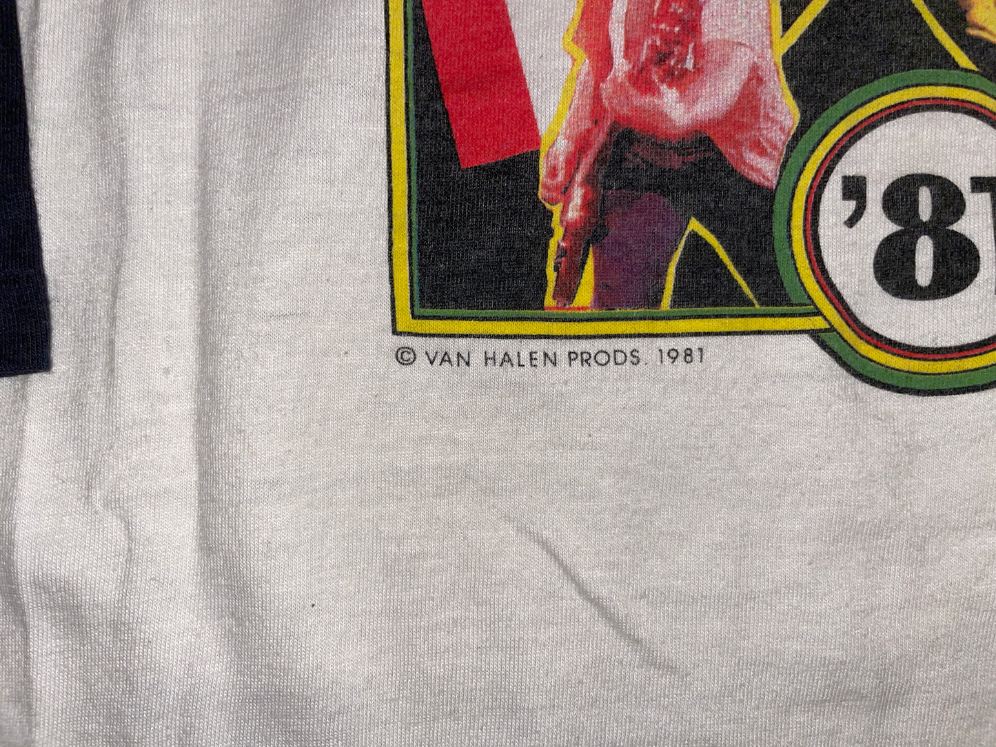 Vintage 1981 Van Halen World Tour Shirt