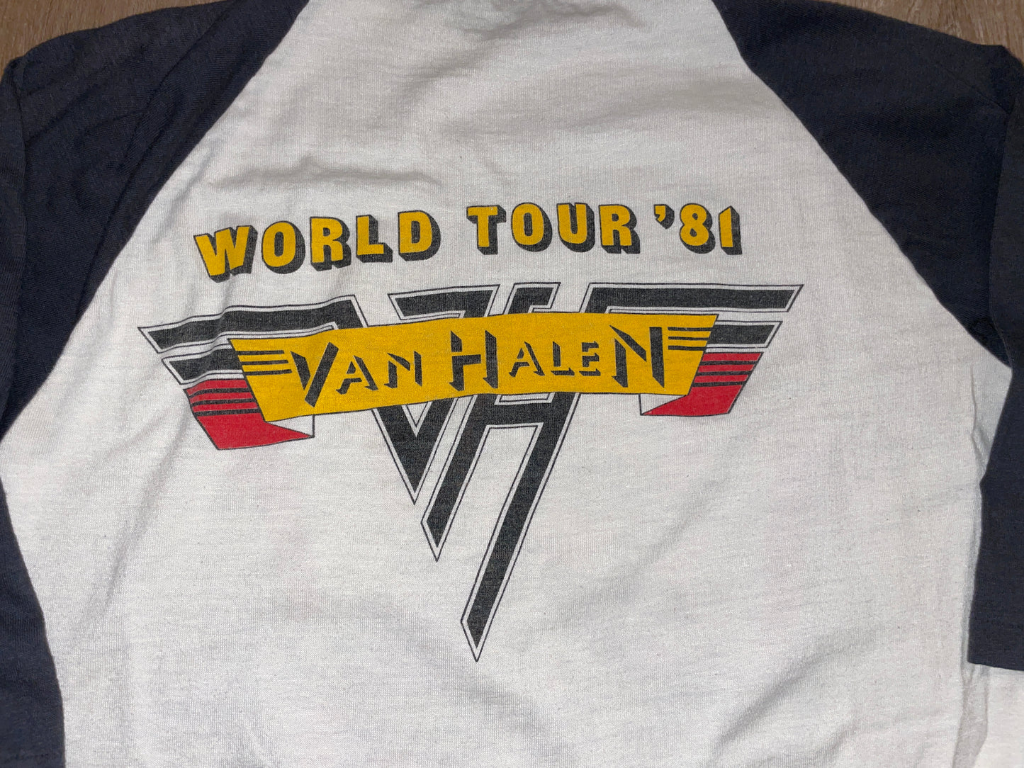 Vintage 1981 Van Halen World Tour Shirt