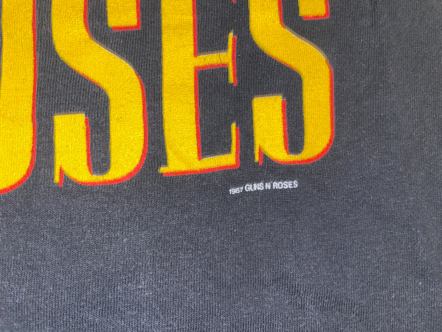 Vintage 1987 Guns N' Roses Was Here T-Shirt