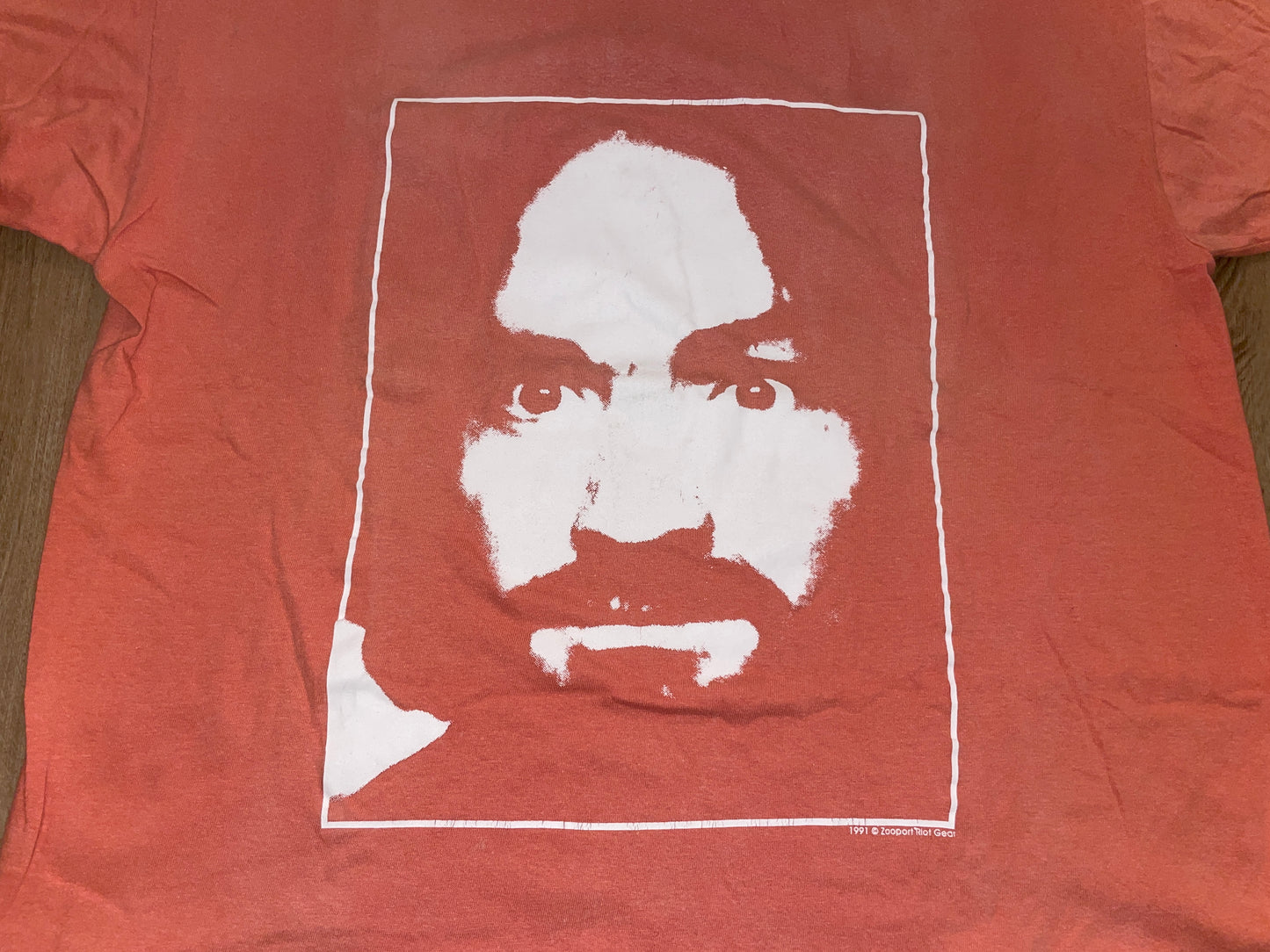 Vintage 1991 Charlie Manson Dont Surf T-Shirt