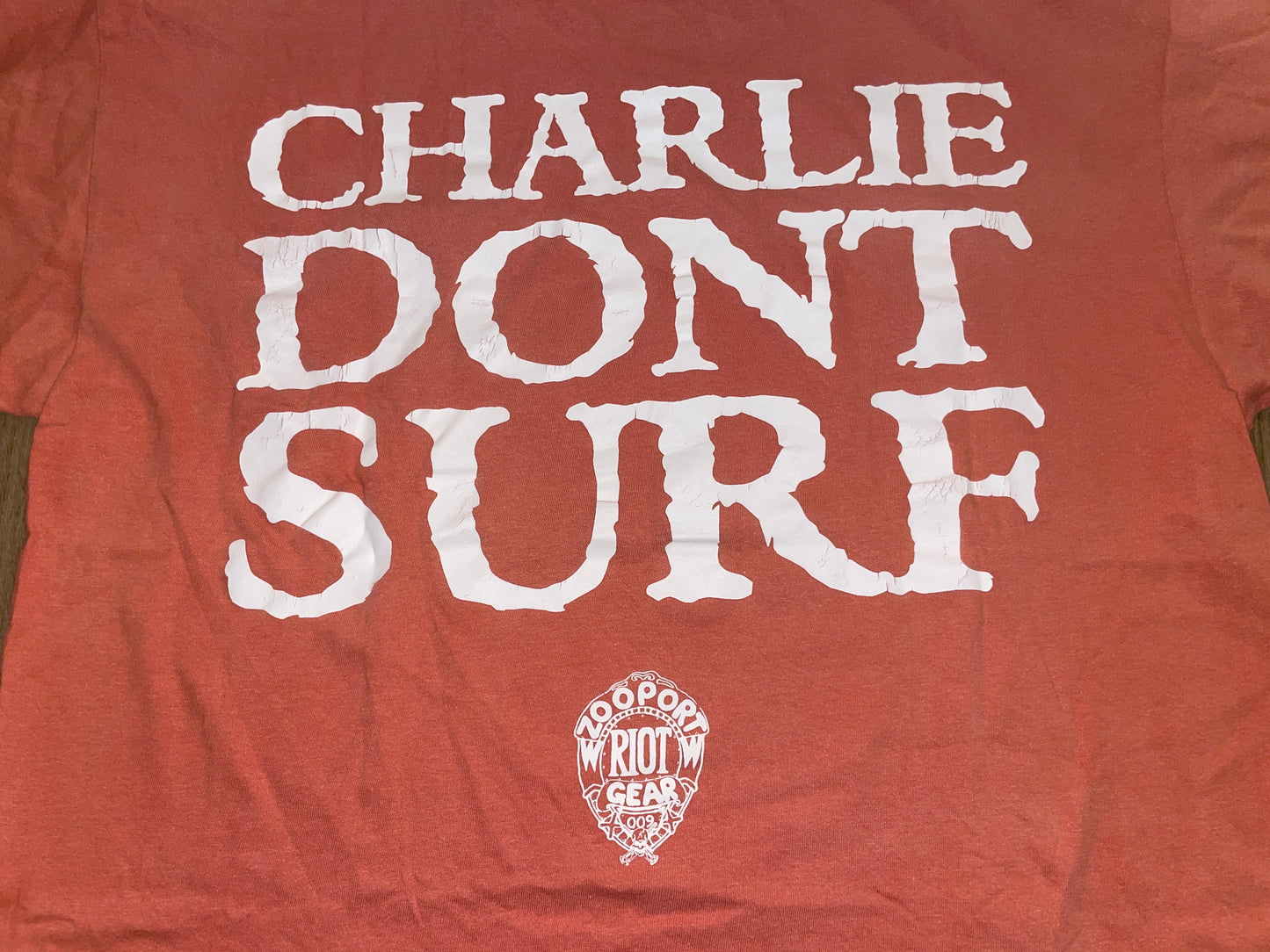 Vintage 1991 Charlie Manson Dont Surf T-Shirt