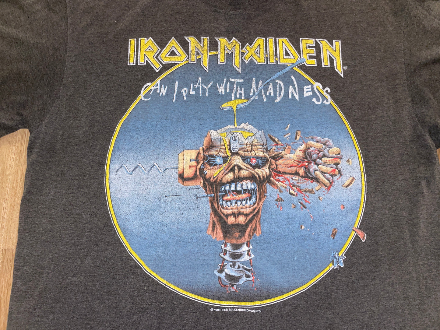 Vintage 1988 Iron Maiden Seventh Son Tour T-Shirt