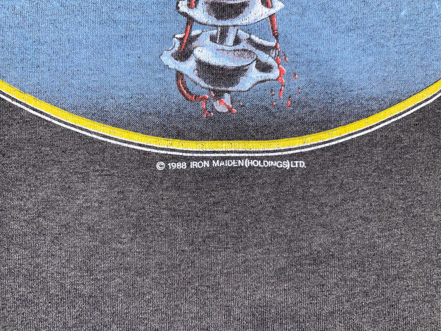 Vintage 1988 Iron Maiden Seventh Son Tour T-Shirt