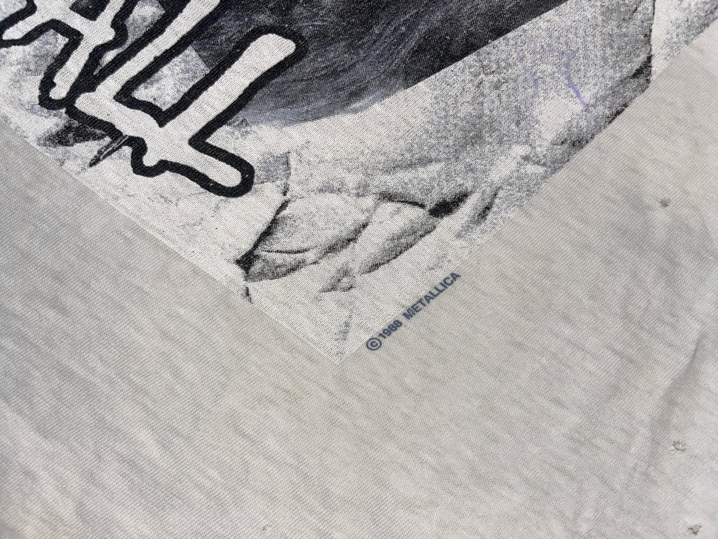 Vintage 1988 Metallica And Justice For All T-Shirt