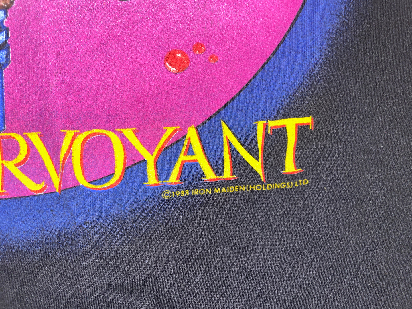 Vintage 1988 Iron Maiden The Clairvoyant T-Shirt
