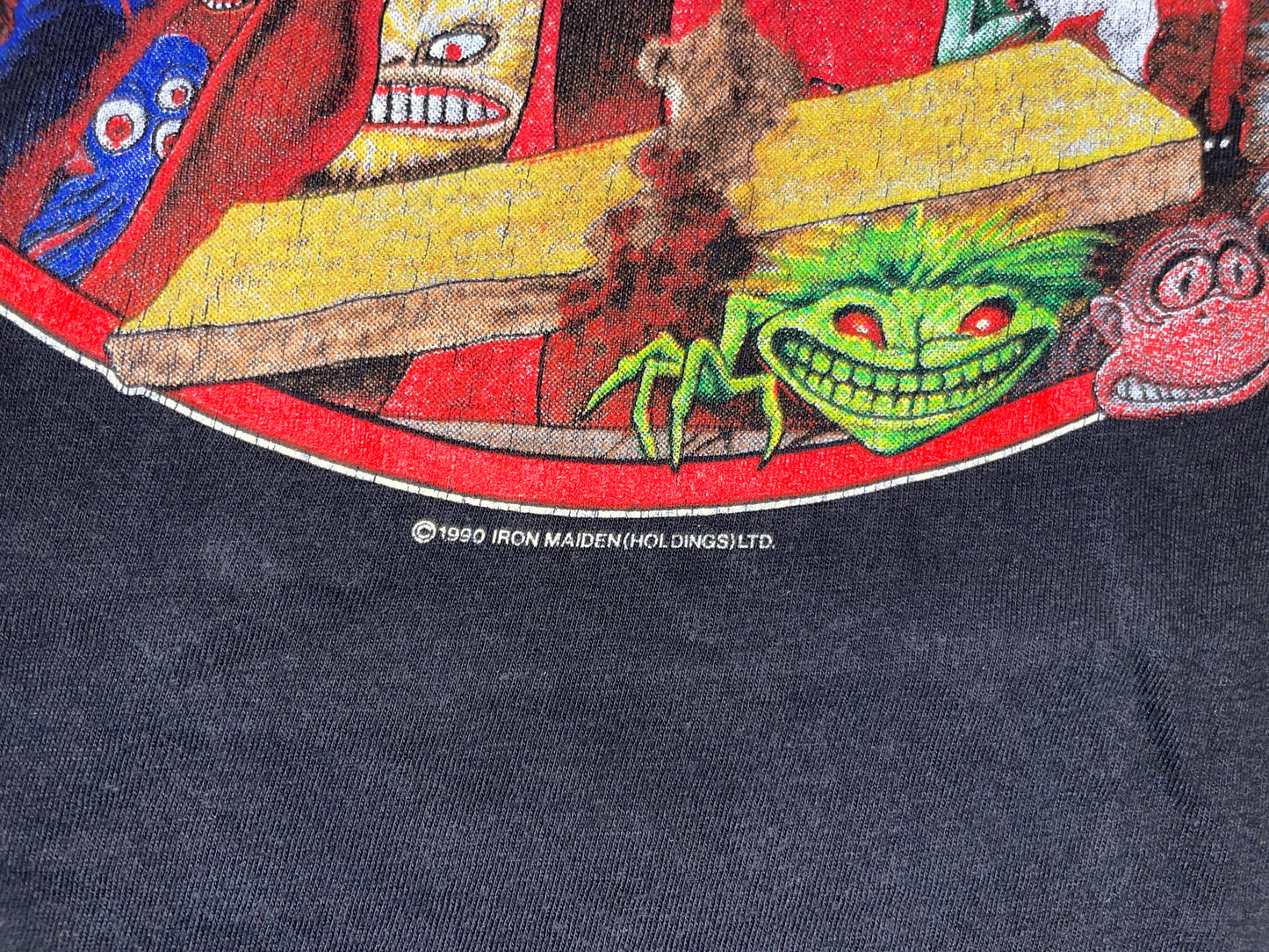 Vintage 1990 Iron Maiden Bring Your Daughter T-Shirt