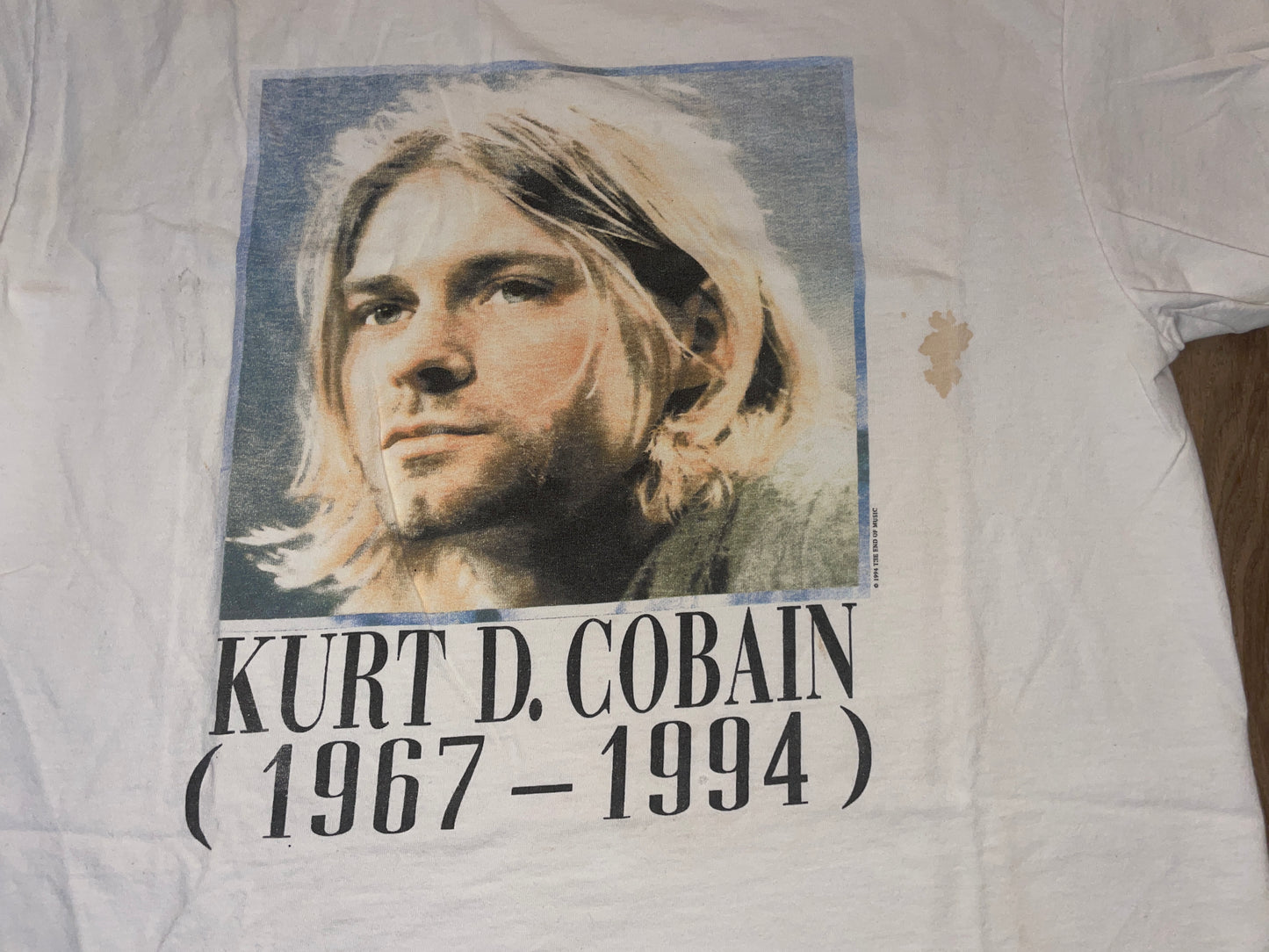 Vintage 1994 Kurt Cobain Memorial T-Shirt