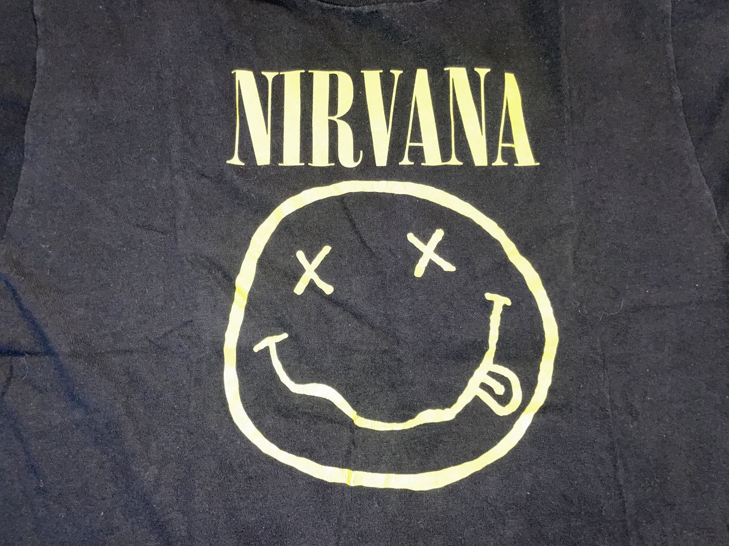 Vintage 1992 Nirvana Smiley Face T-Shirt