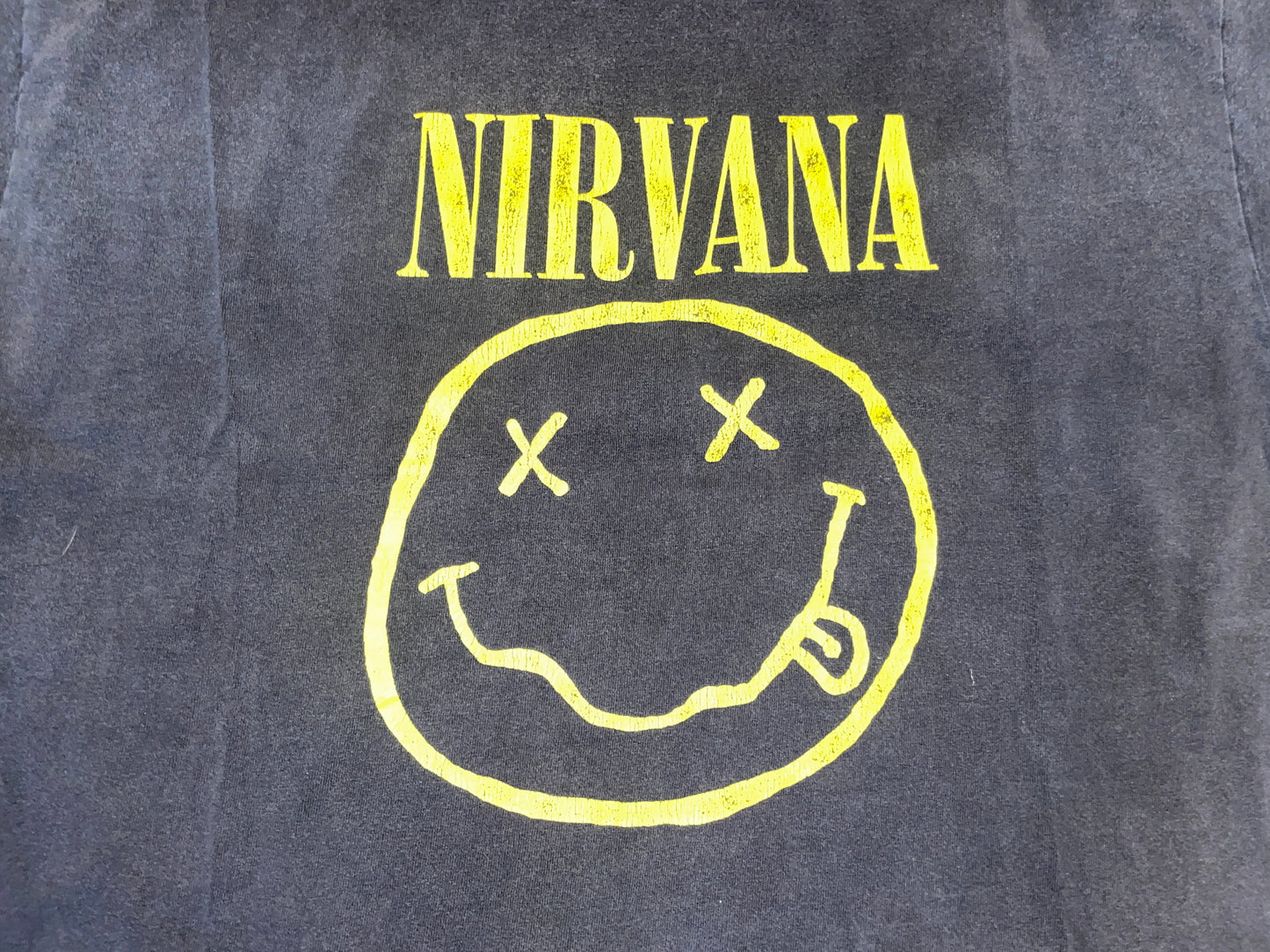 Vintage 1992 Nirvana Smiley Face T-Shirt