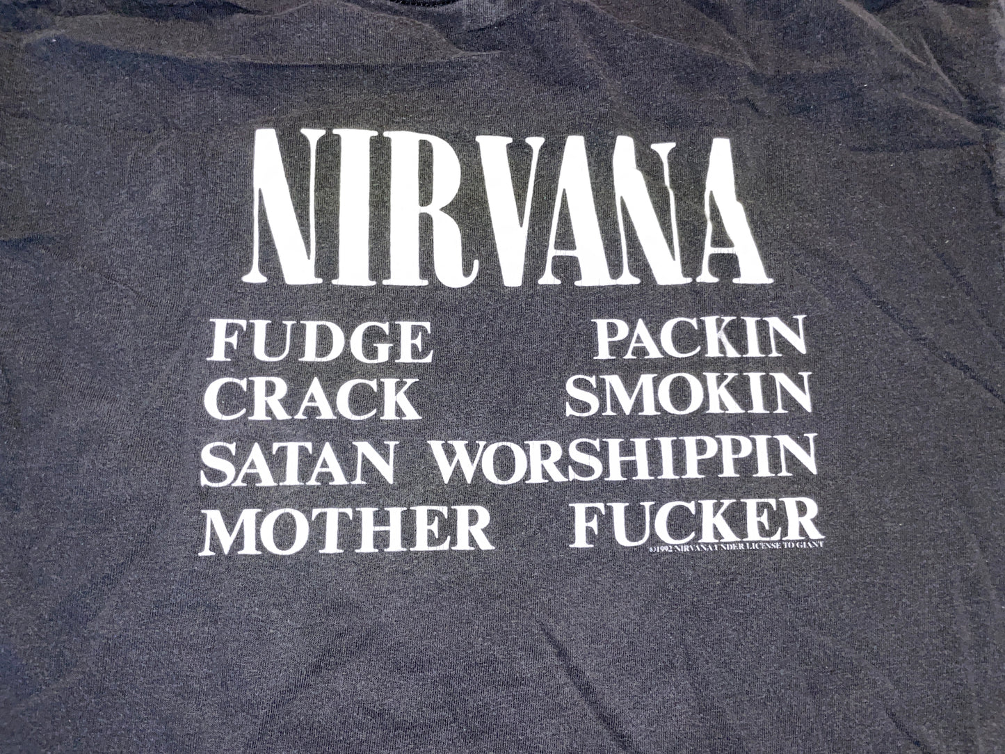 Vintage 1992 Nirvana Vestibule T-Shirt