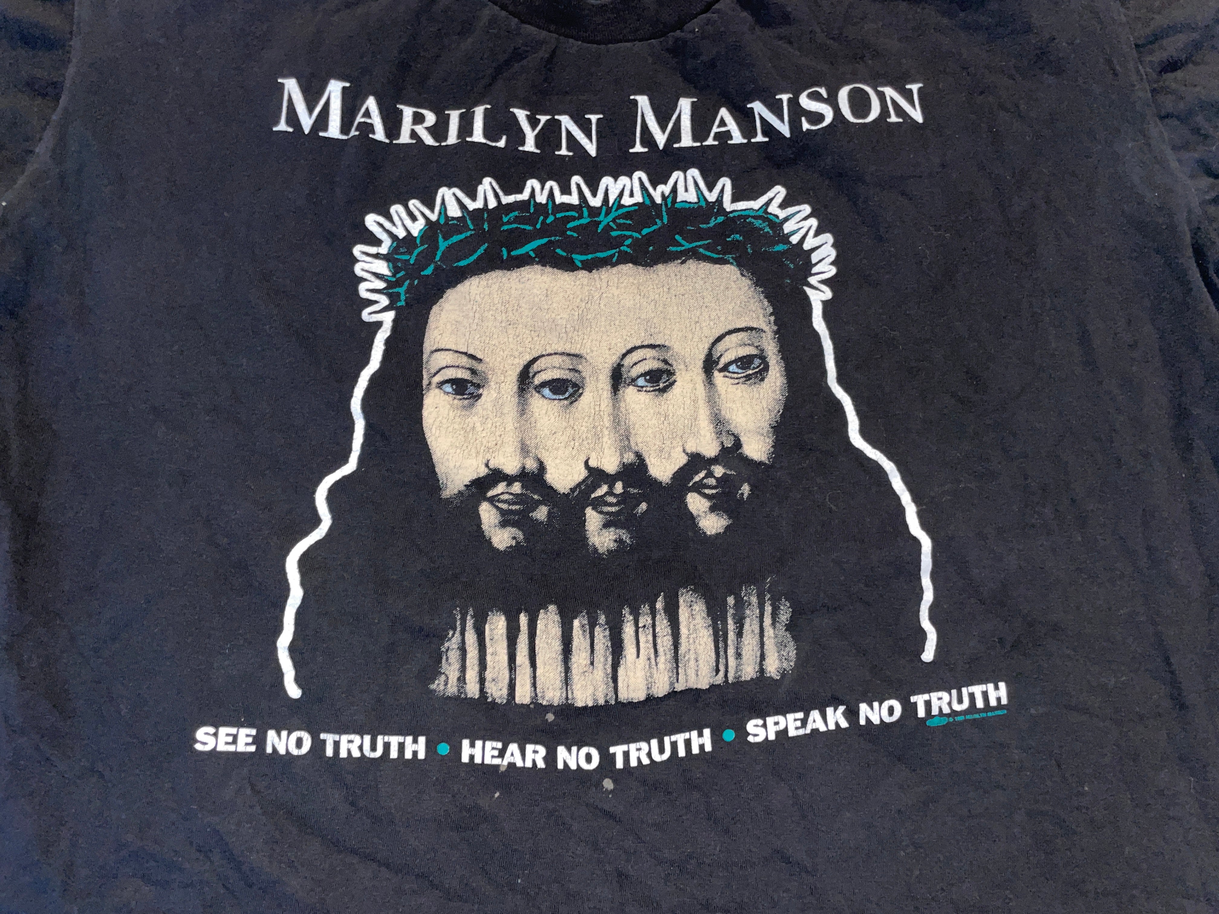 Vintage 1996 Marilyn Manson Believe T-Shirt – troyvintageco