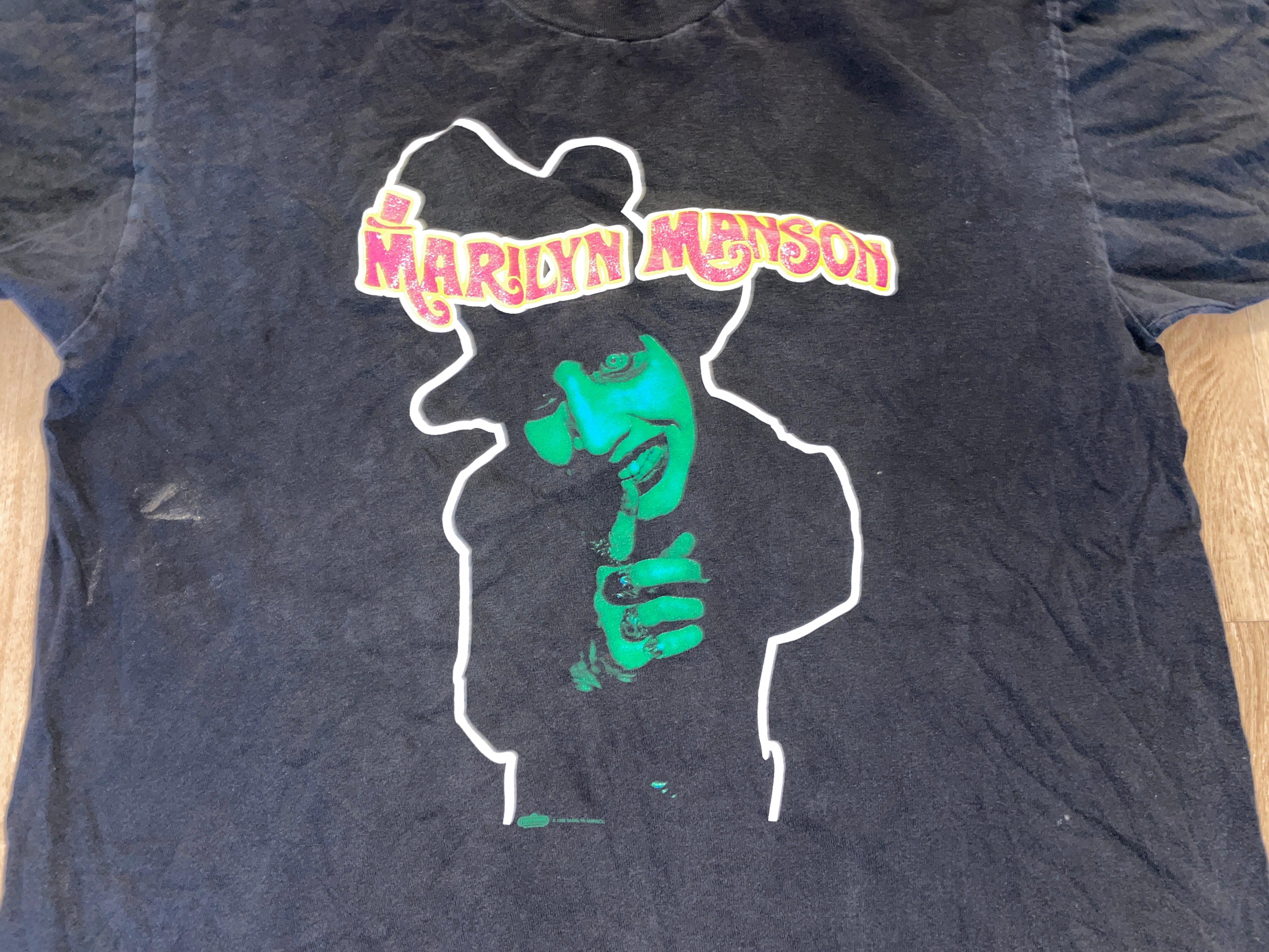 Vintage 1995 Marilyn Manson Dope Fiend T-Shirt – troyvintageco