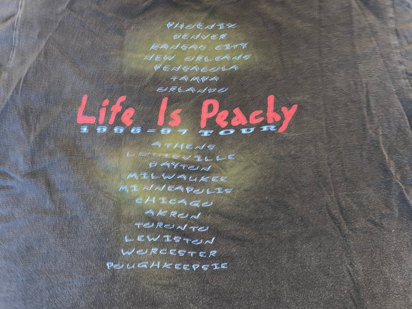 Vintage 1997 Korn Life is Peachy T-Shirt