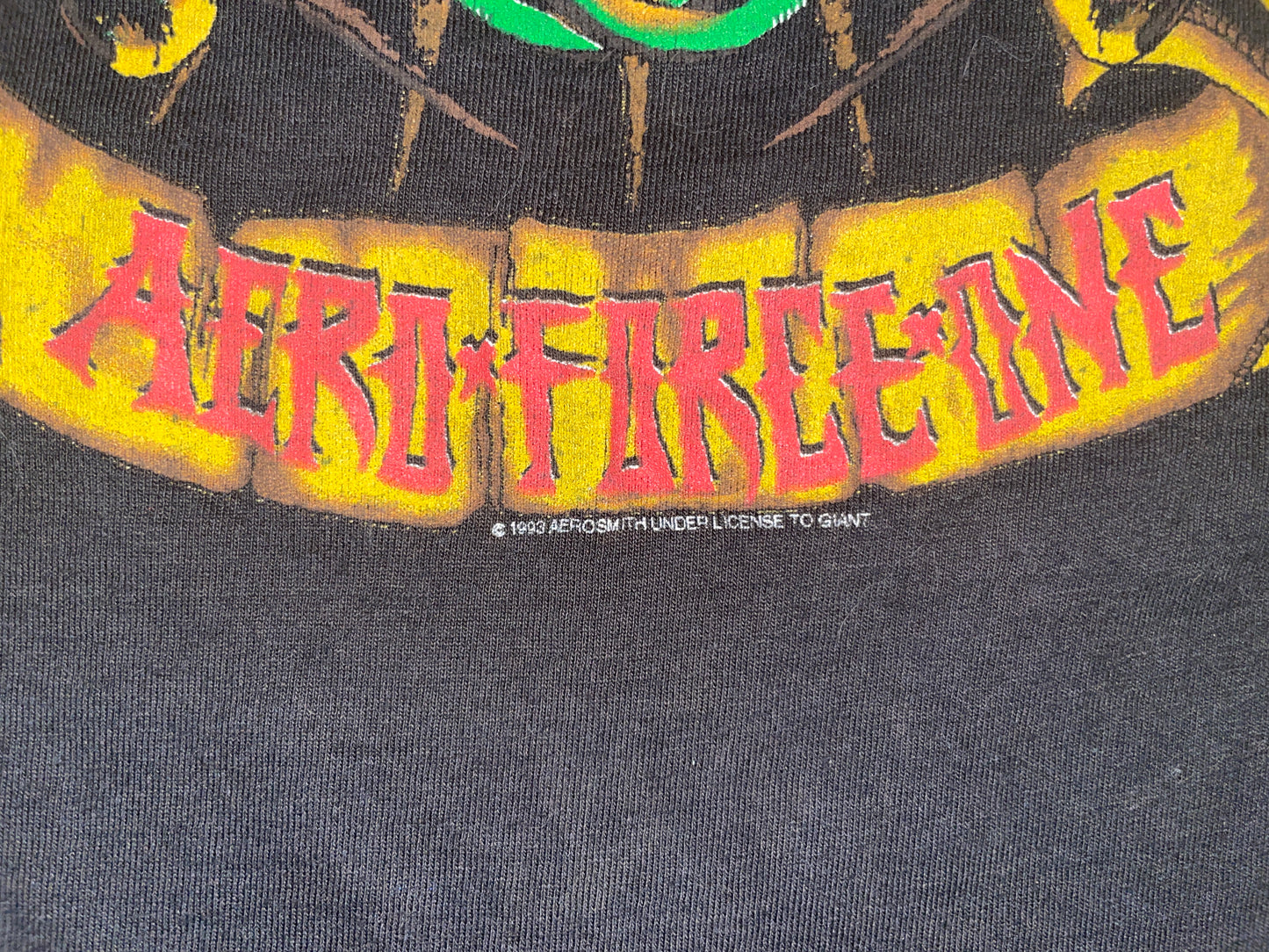 Vintage 1993 Aerosmith Force One Tour T-Shirt