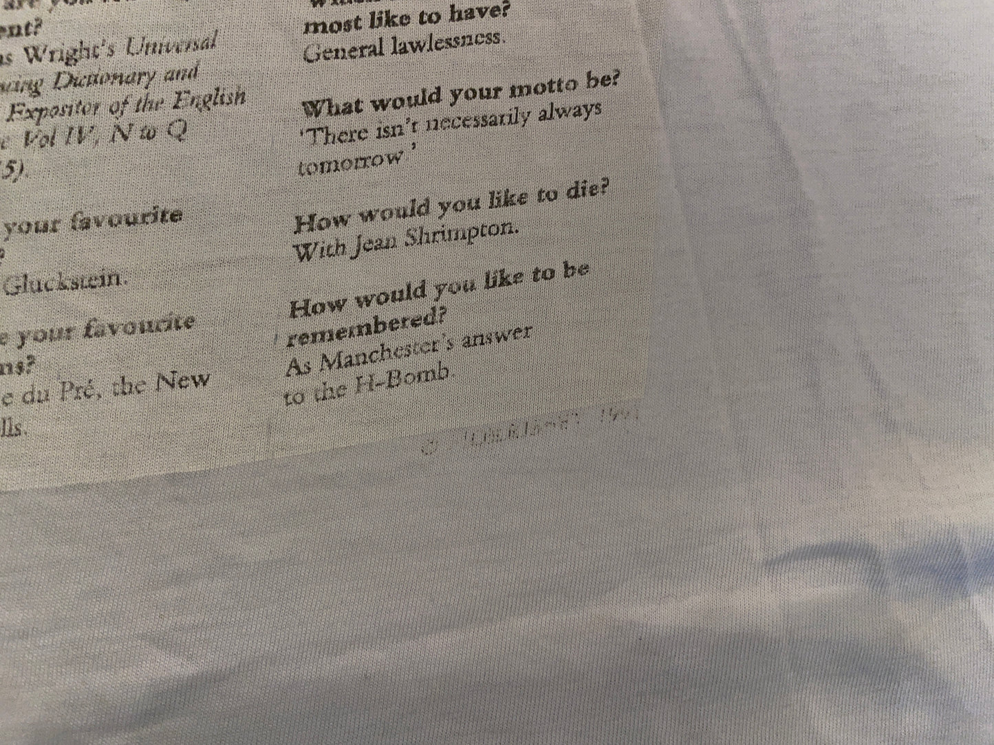 Vintage 1991 Morrissey T-Shirt