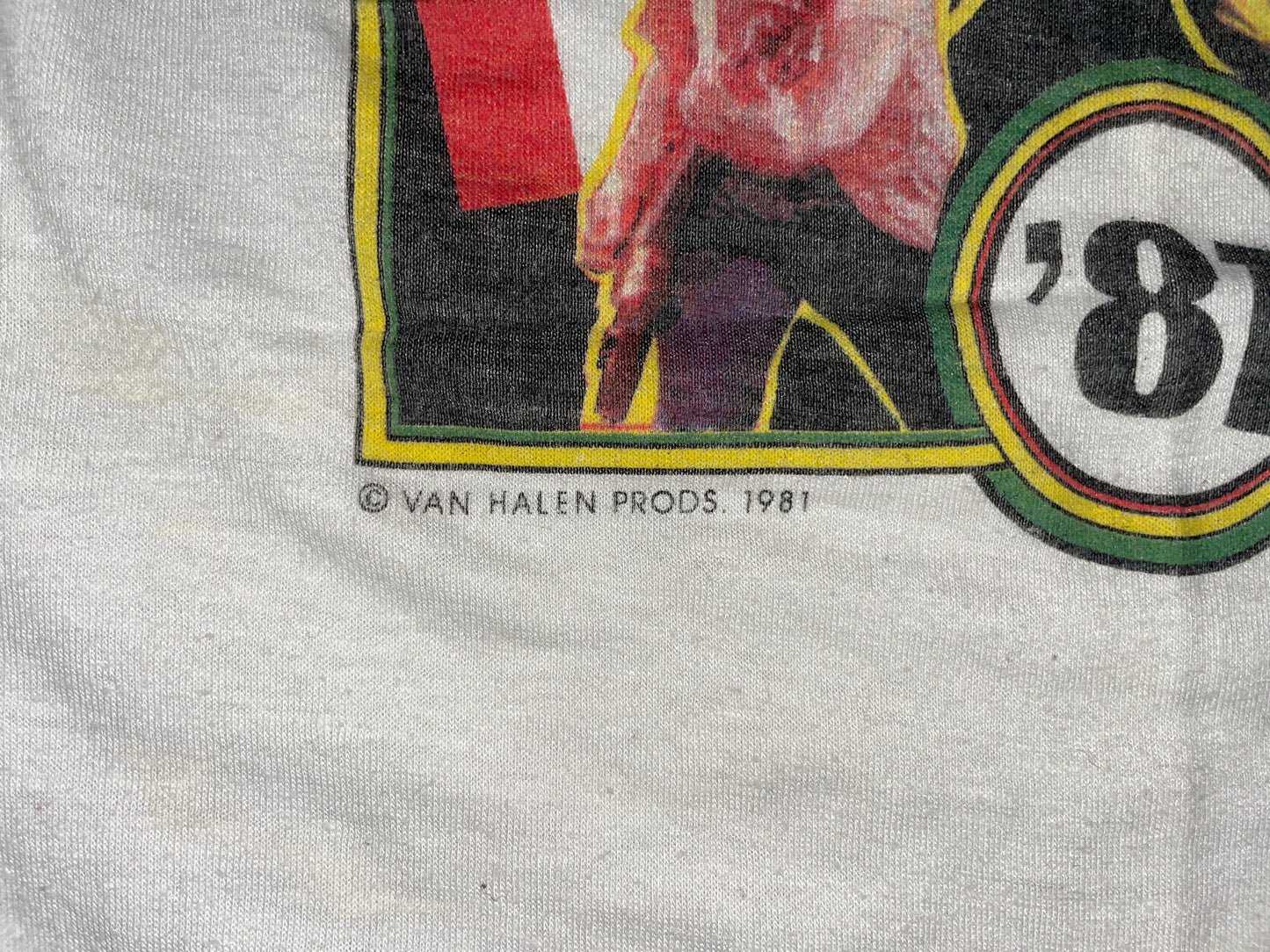 Vintage 1981 Van Halen Worldwide Tour T-Shirt