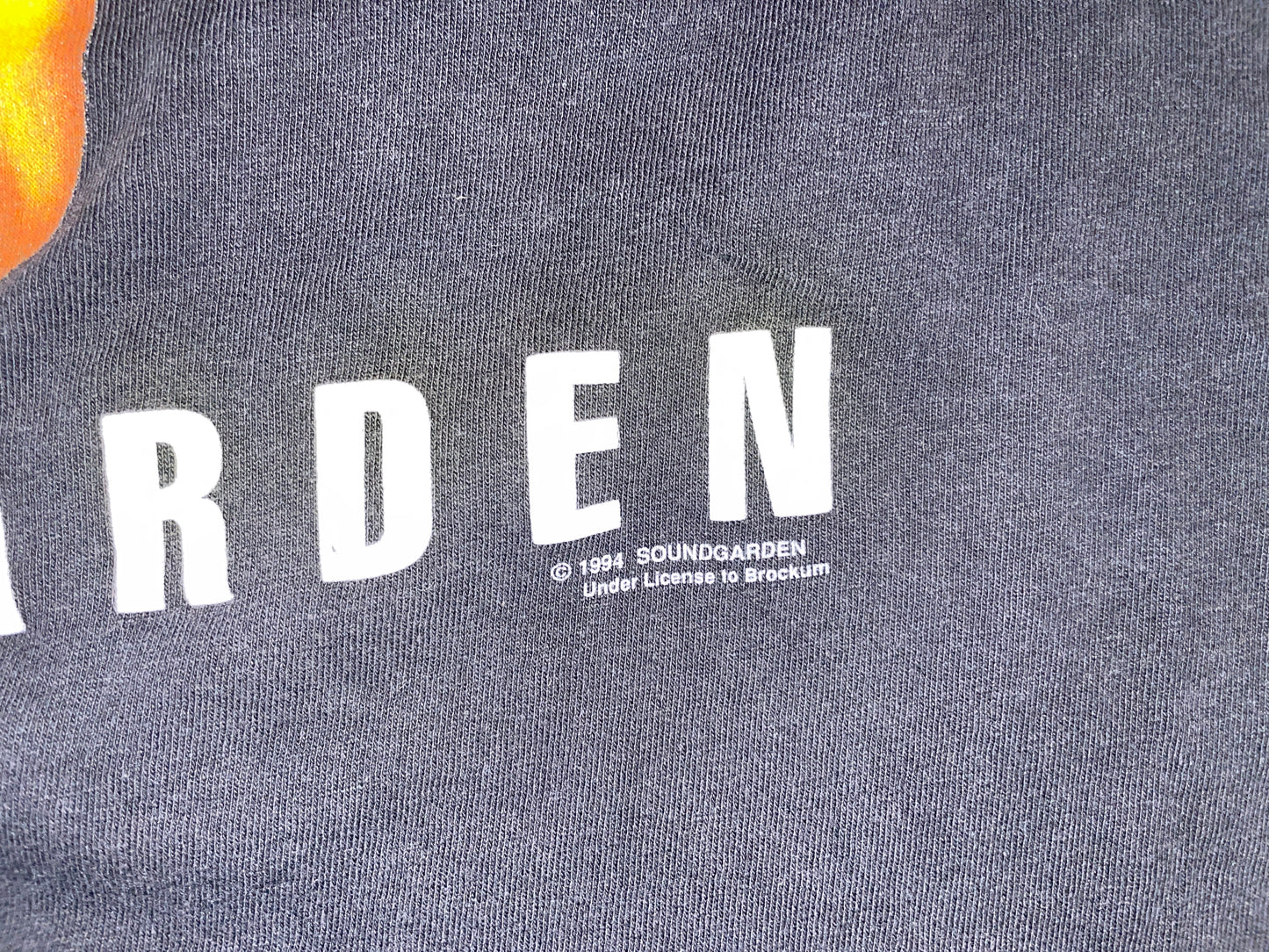 Vintage 1994 Soundgarden Black Hole Sun T-Shirt