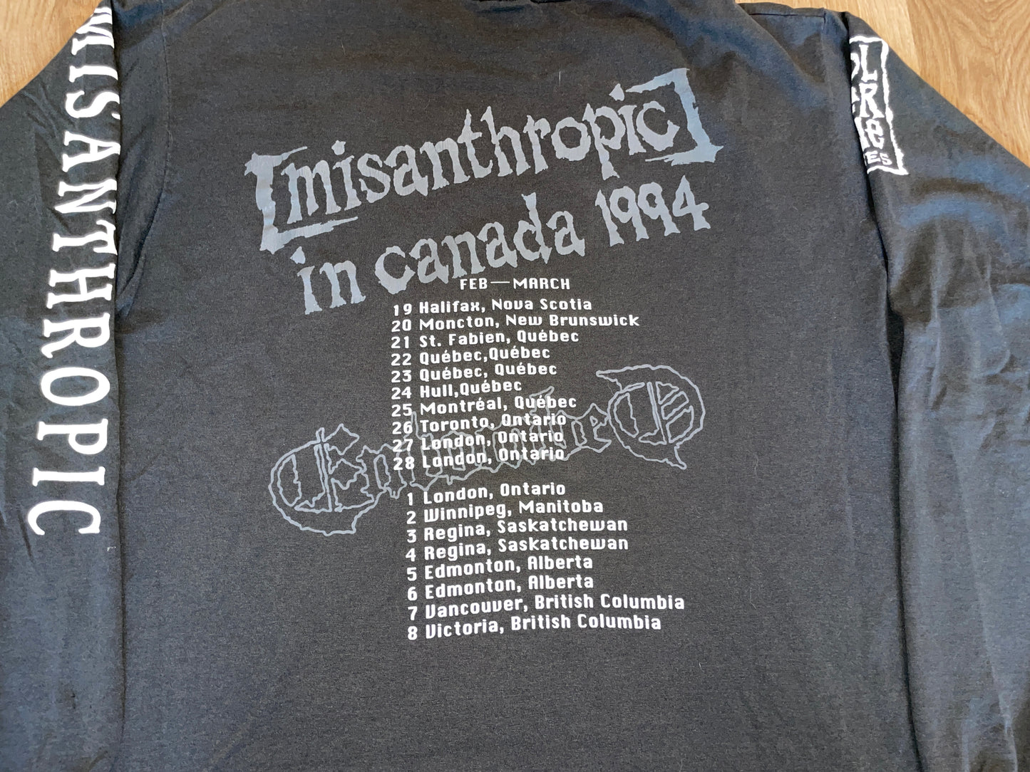 Vintage 1994 Entombed Long Sleeve