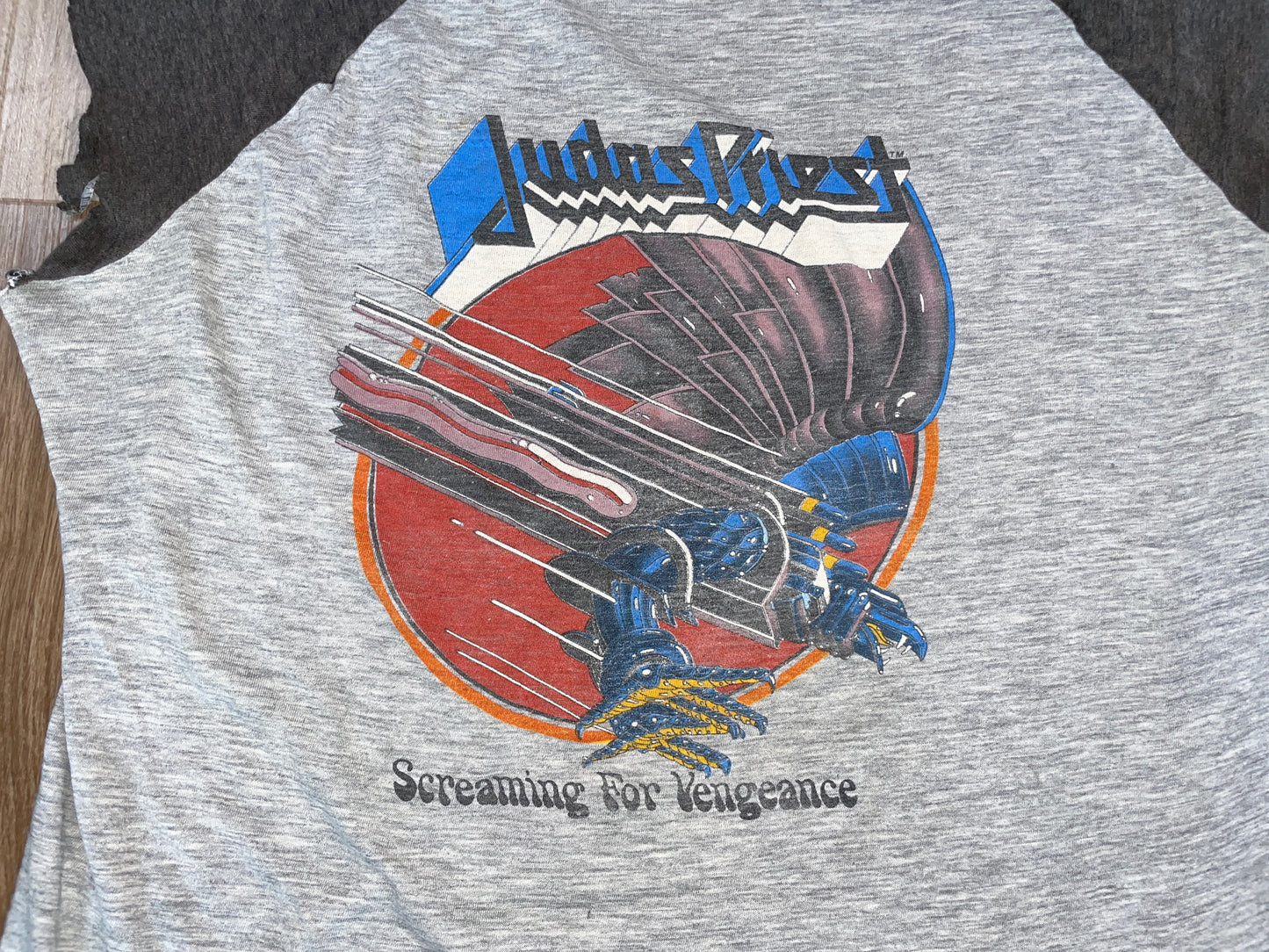 Vintage 80's Judas Priest Screaming for Vengeance World Tour T-Shirt