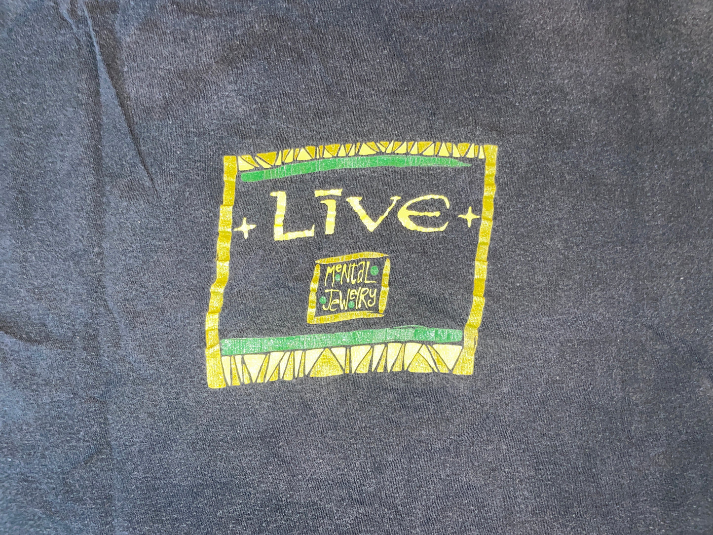 Vintage 1992 Mental Jewelry Live T-Shirt