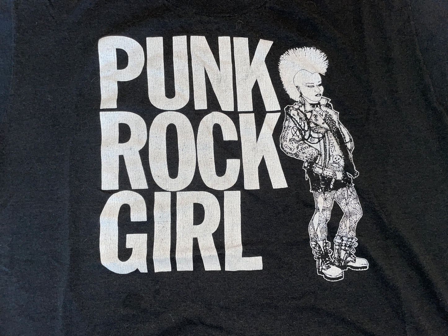 Vintage 80's Dead Milkmen Pink Rock Girl T-Shirt