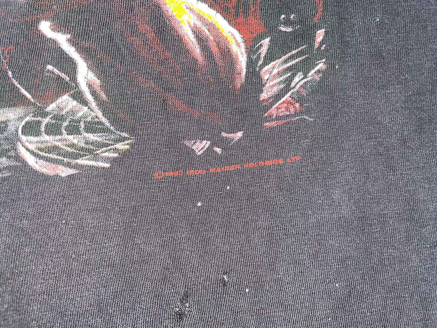 Vintage 90's Iron Maiden 666 fm A Real Dead One T-Shirt