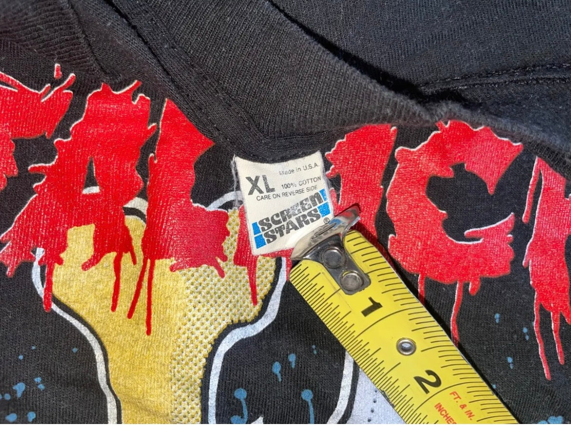 Vintage 80's Metallica Rules T-Shirt