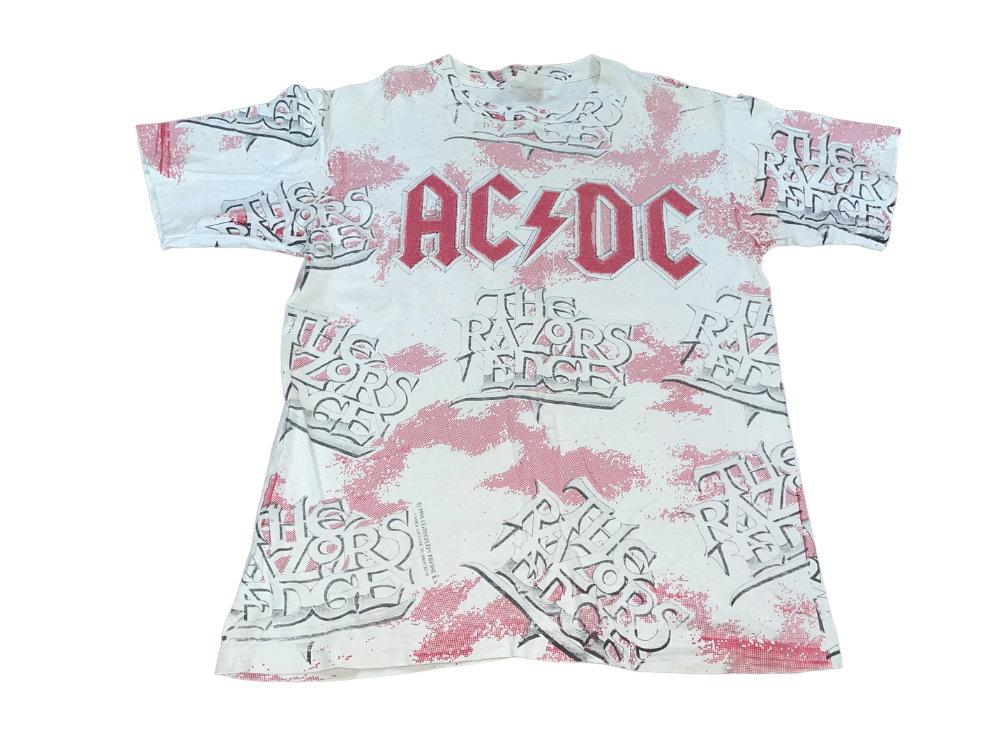 Vintage 1990 ACDC The Razor's Edge Shirt