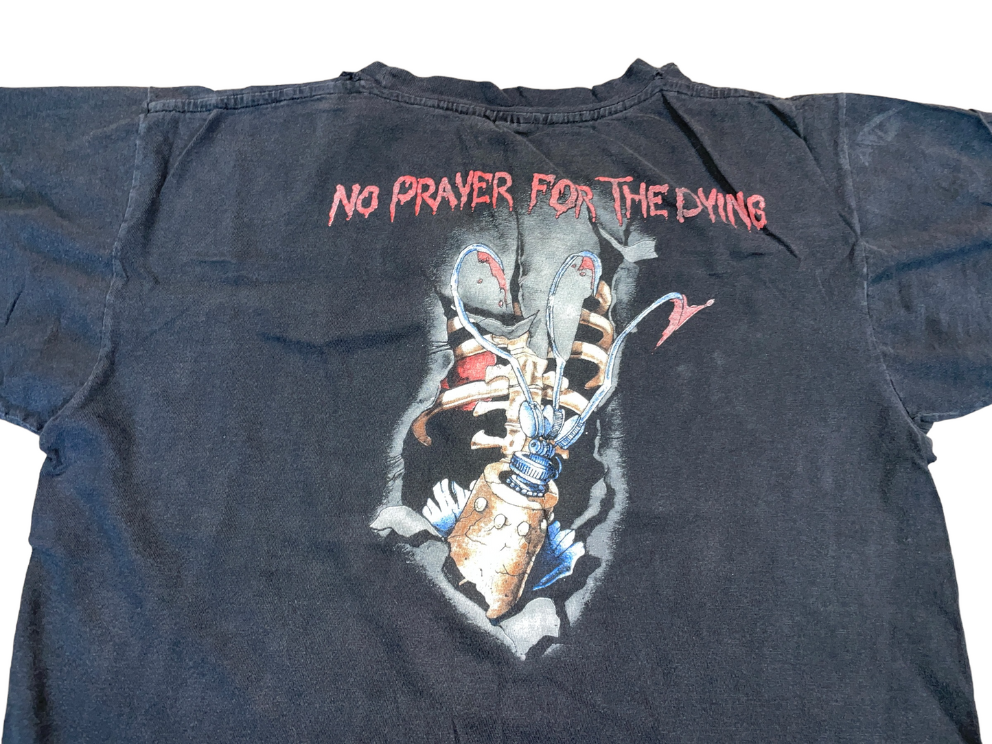 Vintage 1990 Iron Maiden No Prayer For The Dying T-Shirt