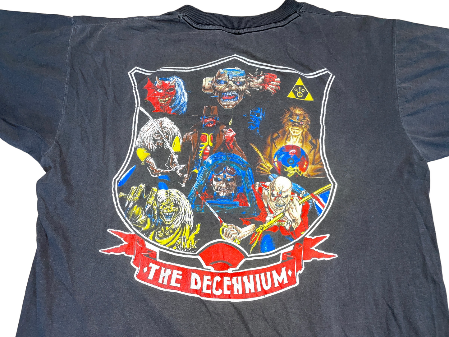 Vintage 1990 Iron Maiden Up The Irons The Decennium T-Shirt