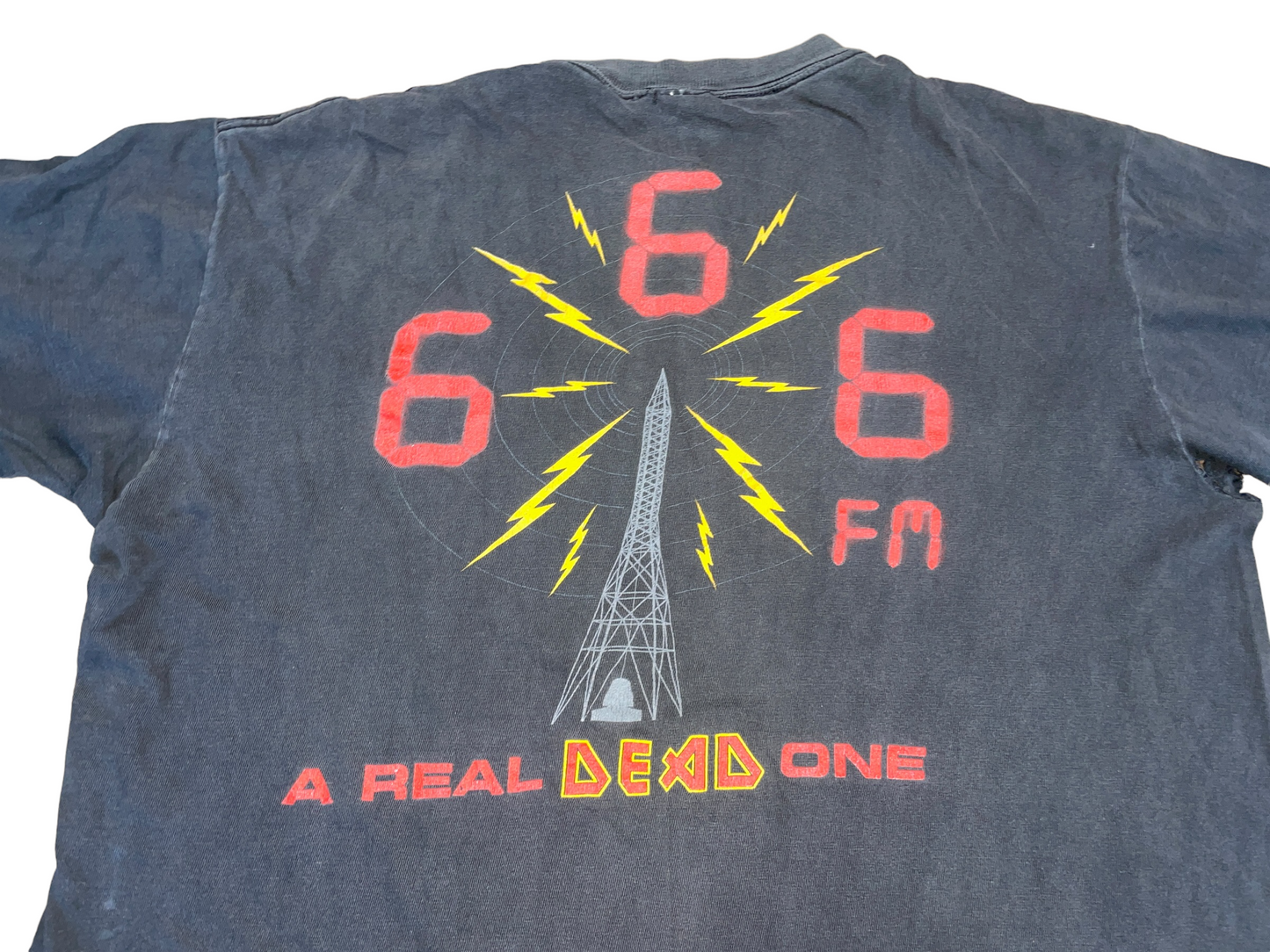 Vintage 90's Iron Maiden 666 fm A Real Dead One T-Shirt