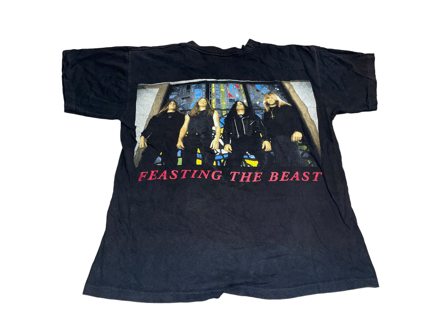 Vintage 1993 Deicide Feasting The Beast T-Shirt