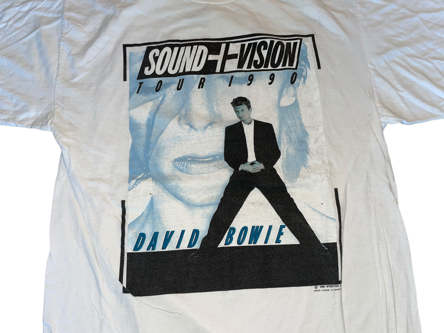 Vintage 1990 David Bowie Sound Vision Tour T-Shirt