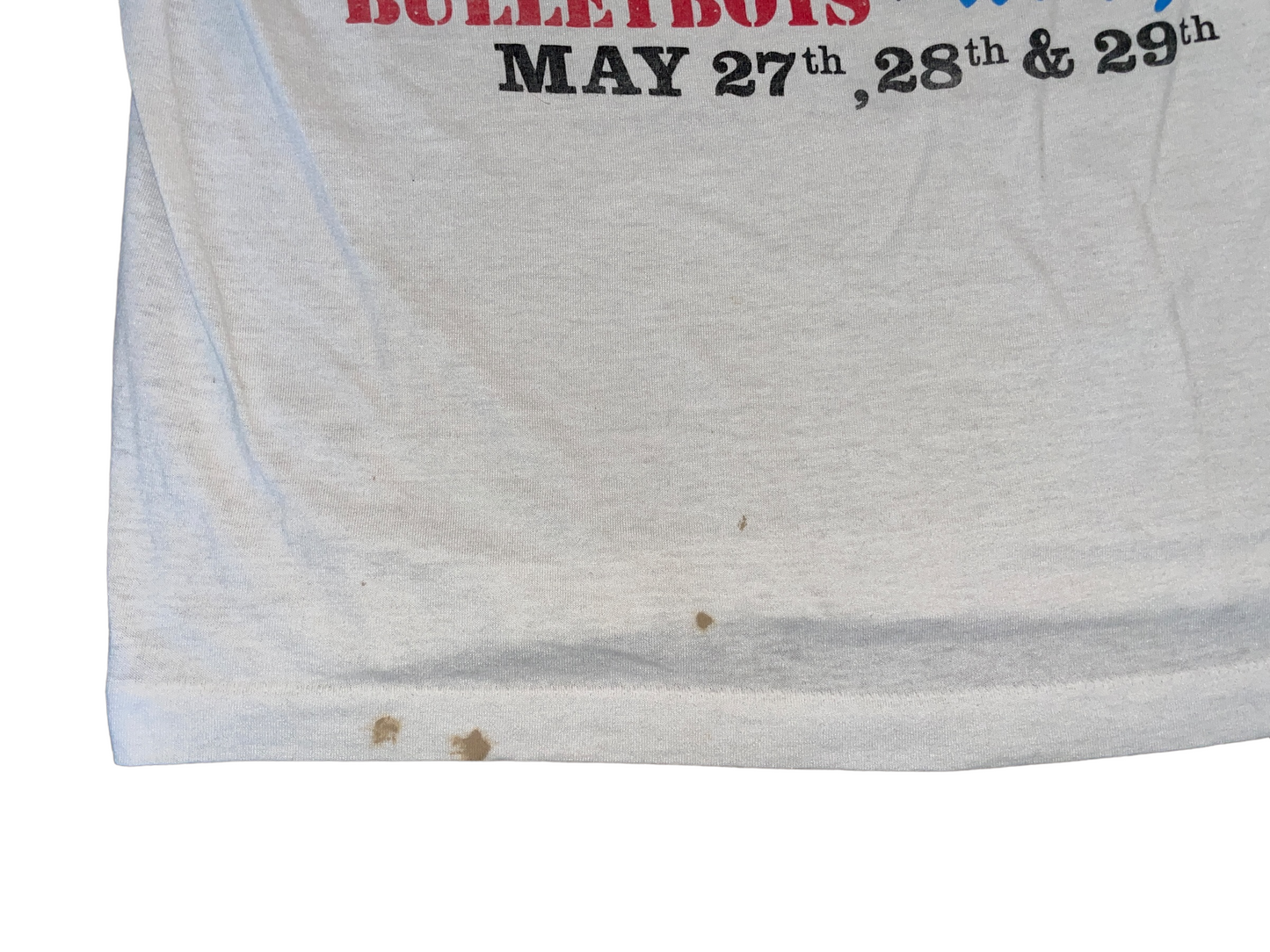 Vintage 1989 Metal Jam World Series of Rock Tour T-Shirt