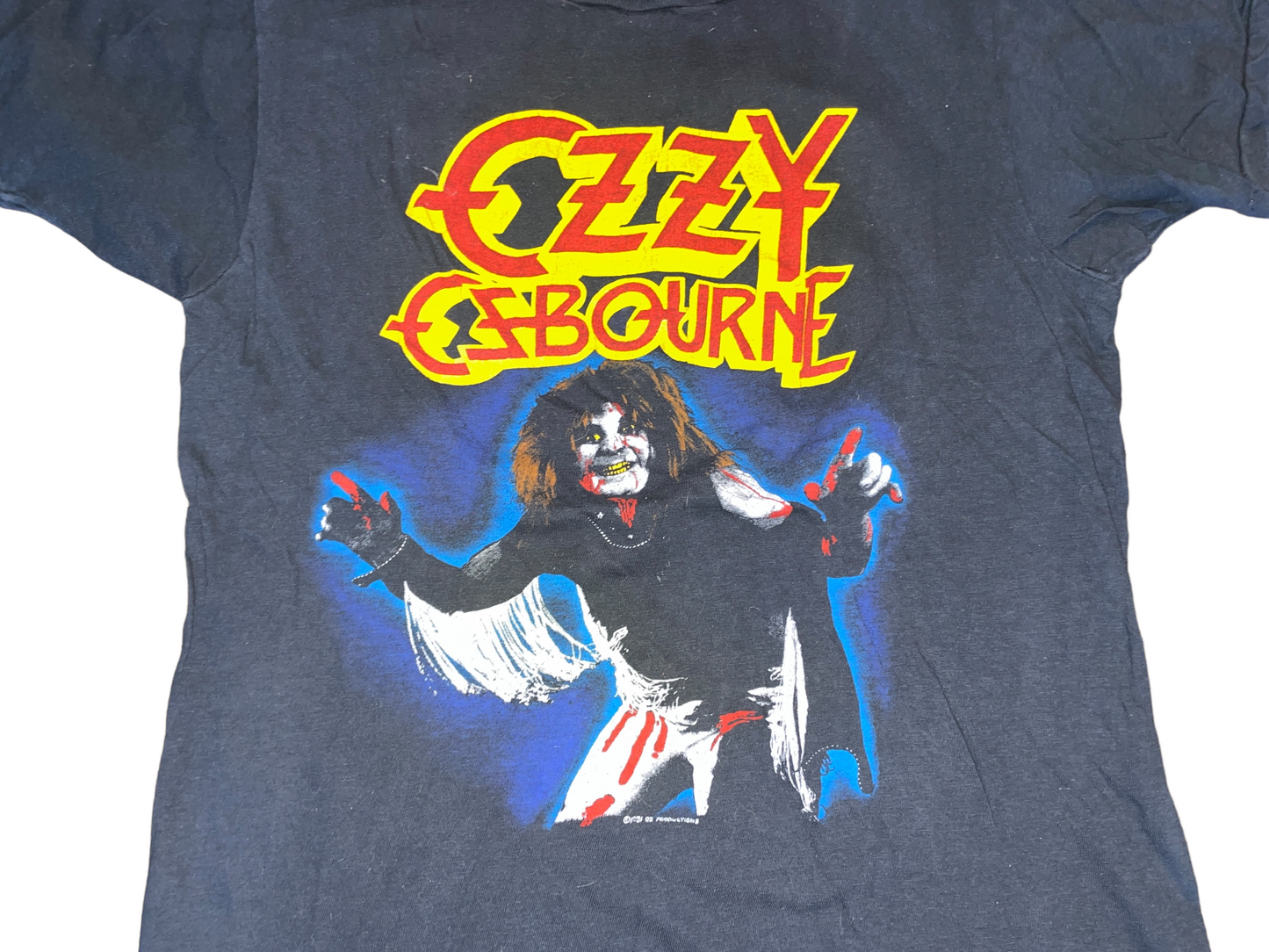 Vintage 1981 Ozzy Osbourne Diary of a Madman T-Shirt Large
