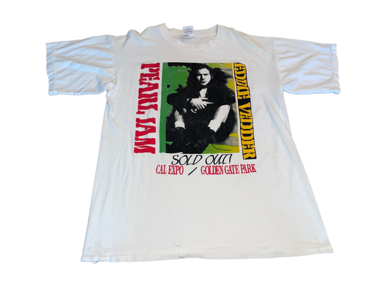 Vintage 1995 Pearl Jam West Coast Tour T-Shirt