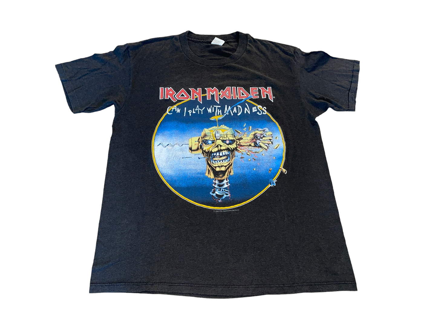 Vintage 1988 Iron Maiden Can I Play With The Madness T-Shirt