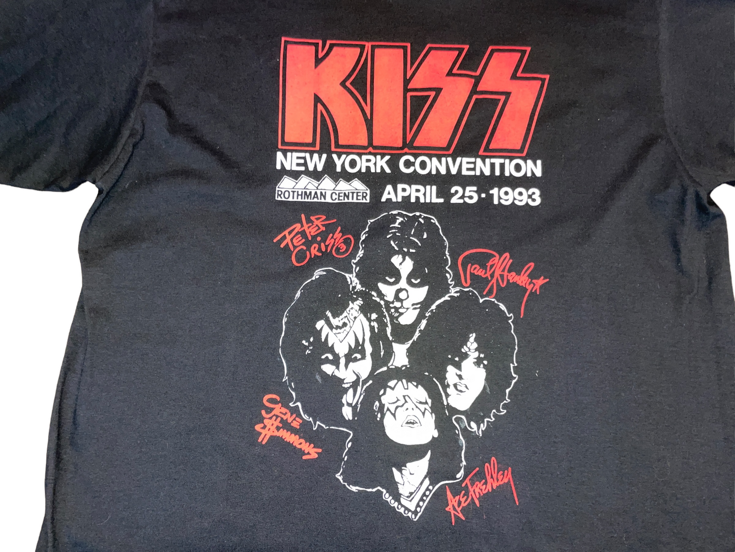 Vintage 1993 Kiss Army New York Convention T-Shirt